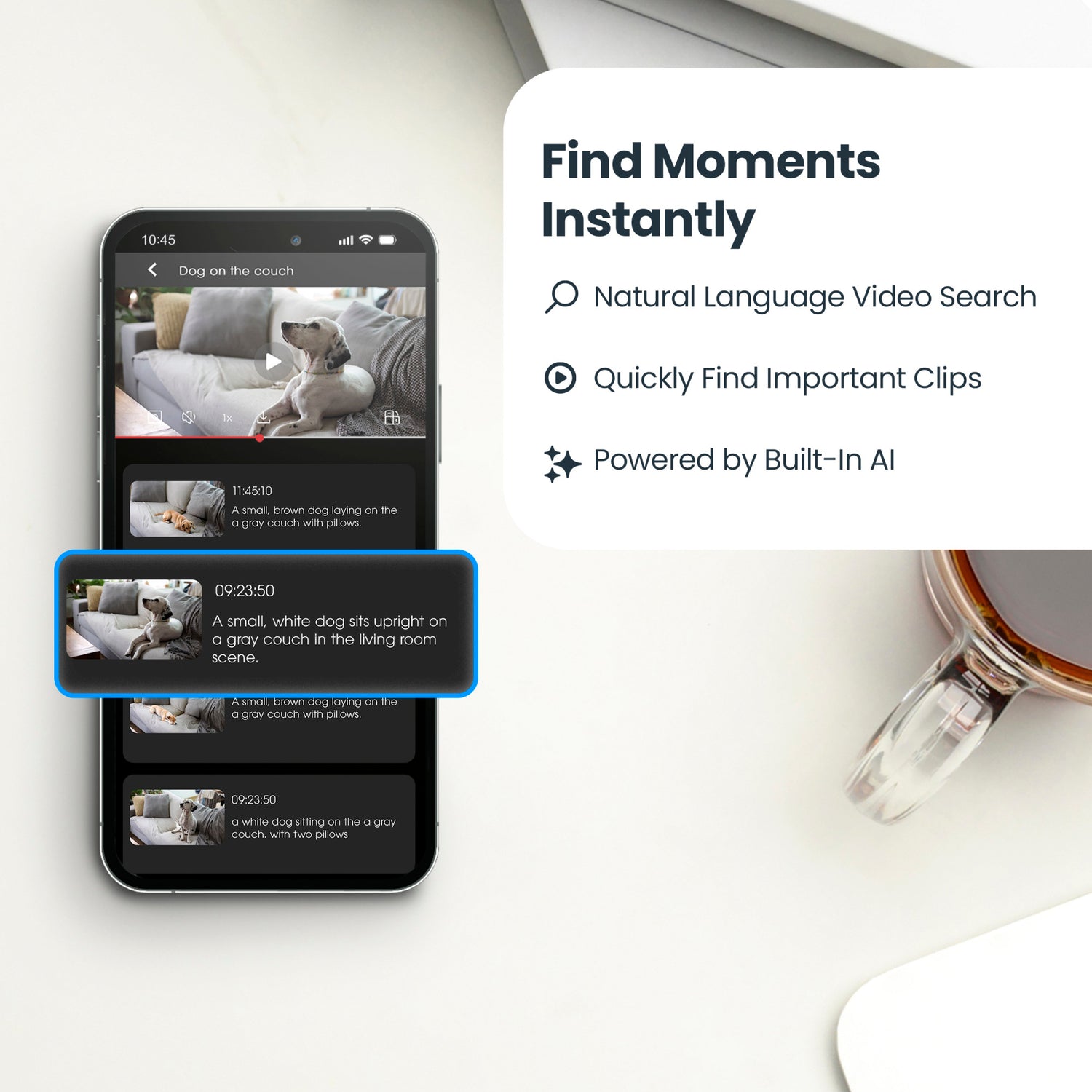 Smart Indoor AI Pan and Tilt Camera
