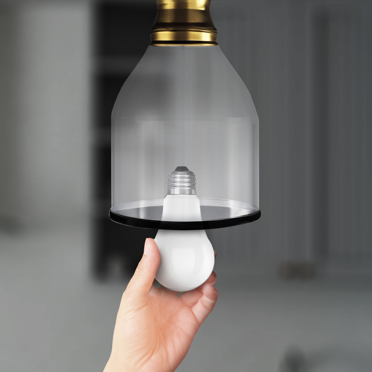 8.8W (60W Replacement) Soft White (2700K) E26 Base A19 Switch-to-Dim LED Light Bulb