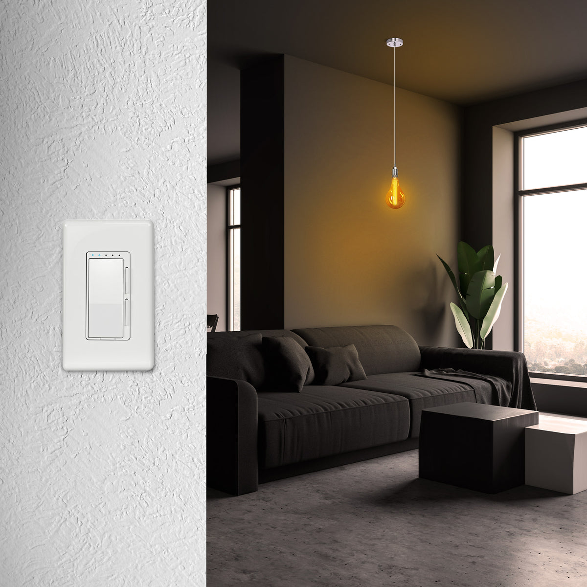 3.5W (60W Replacement) Warm Light (2100K) E26 Base PS50 Big Bulb Acrylic Filament LED