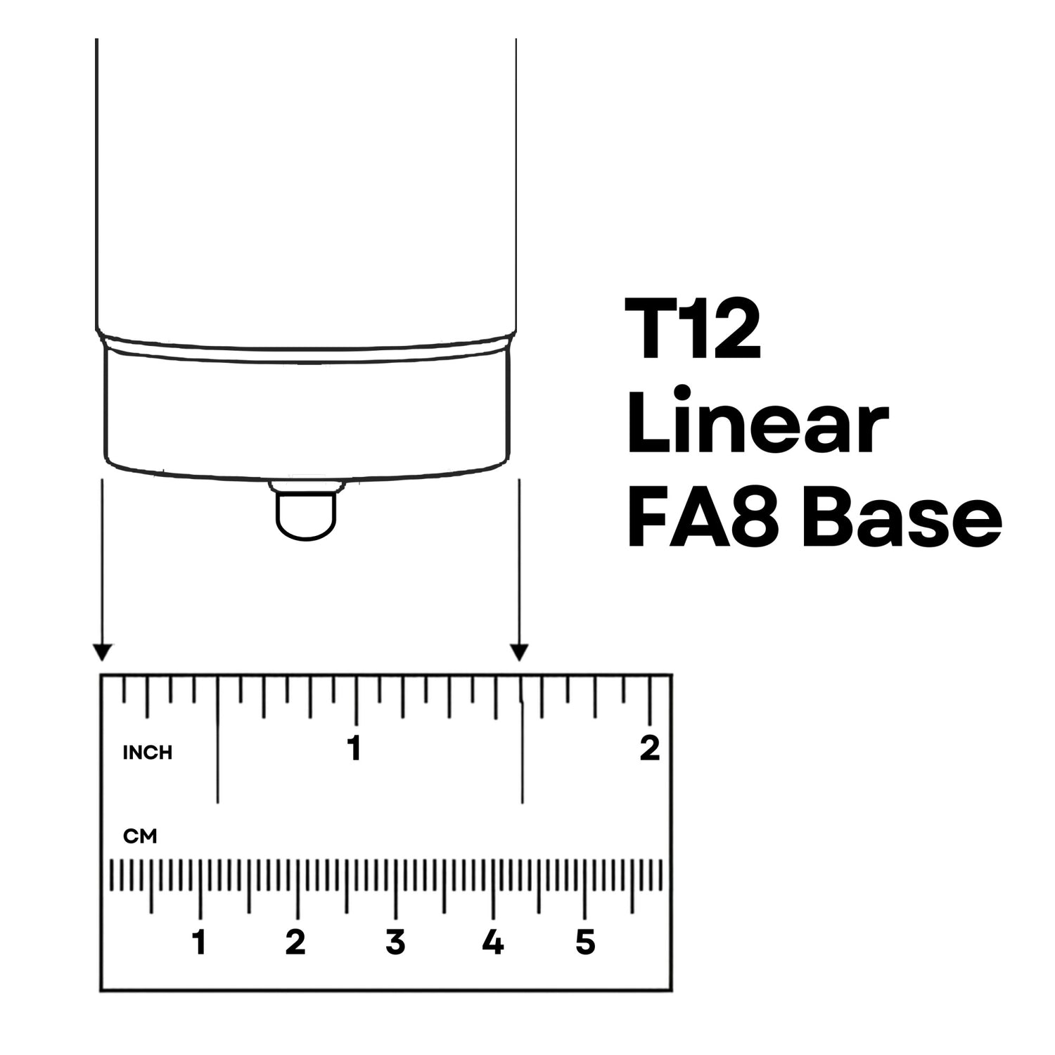 8 ft. 40W (75W Replacement) Daylight (5000K) FA8 Base T12 Direct Replacement (Type A) LED Linear Tube (2-Pack)