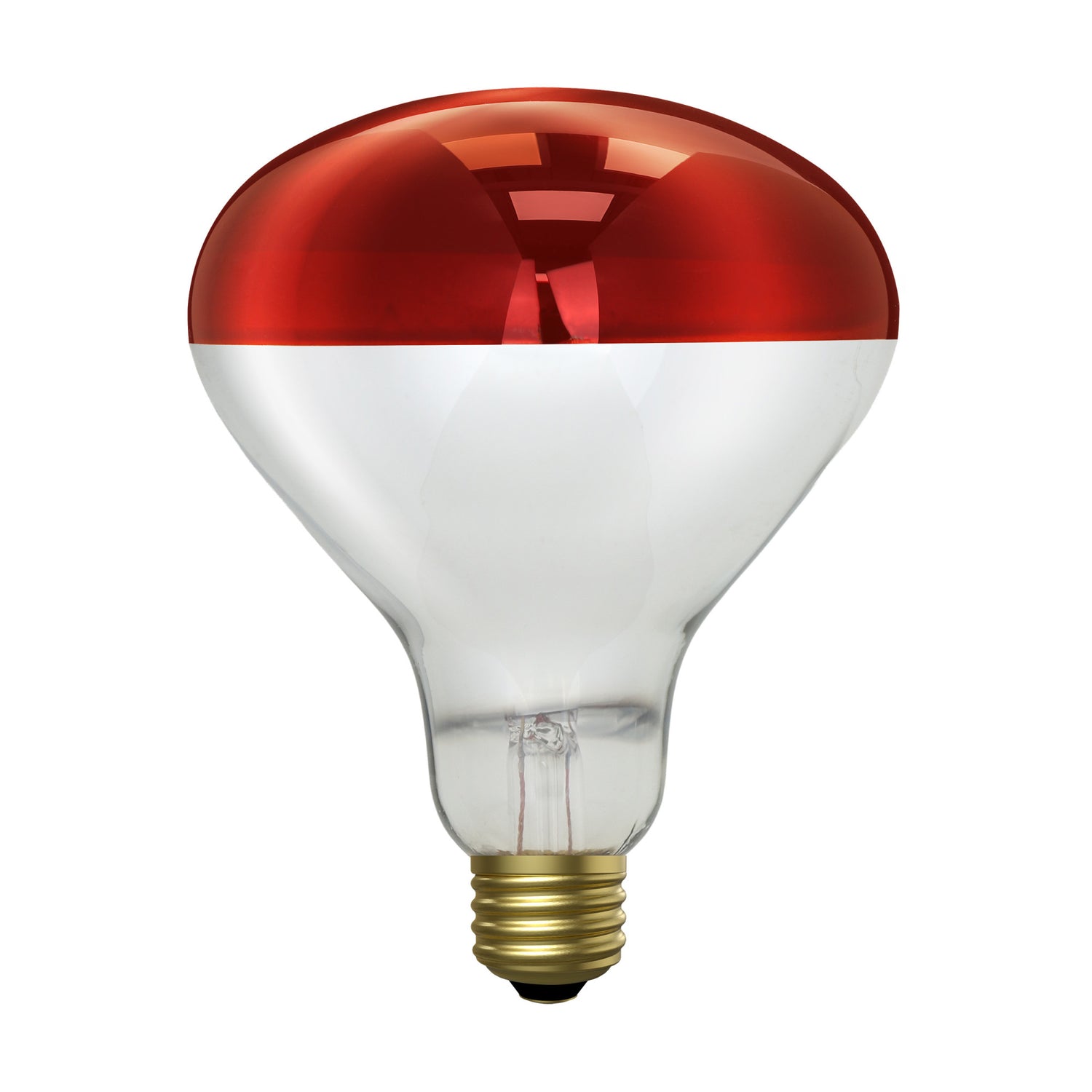 250W Red  BR40  Dimmable Incandescent Heat Lamp Reflector