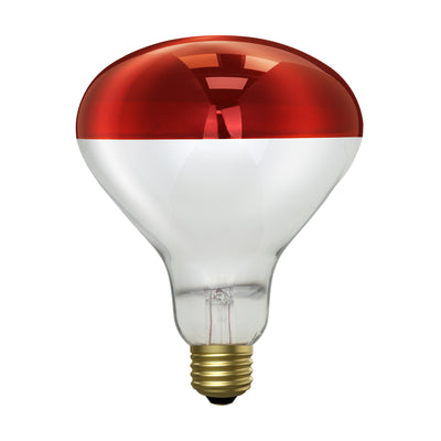 250W Red  BR40  Dimmable Incandescent Heat Lamp Reflector
