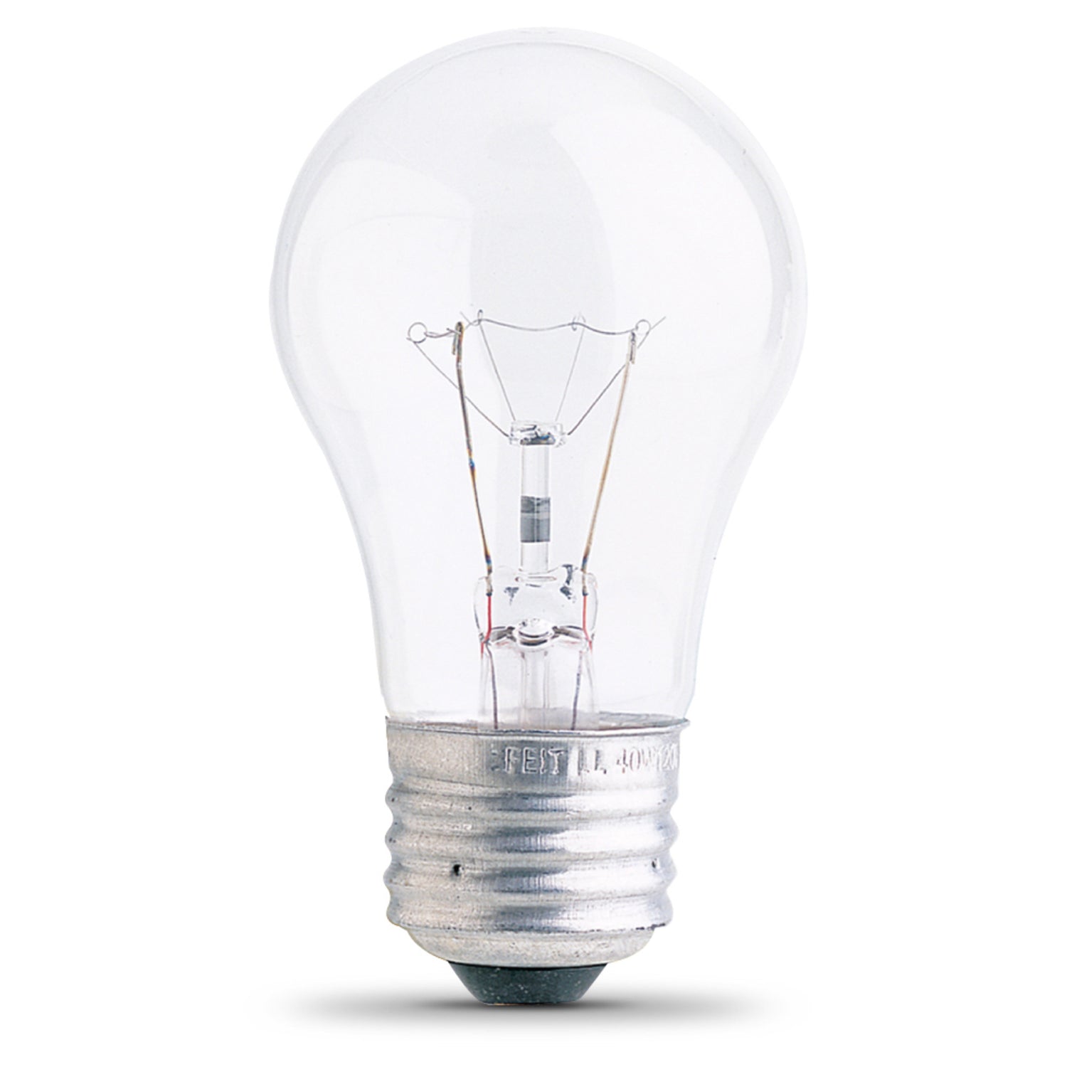 25W Soft White (2700K) A15 130V Medium (E26) Base Clear Incandescent Light Bulb (4-pack)