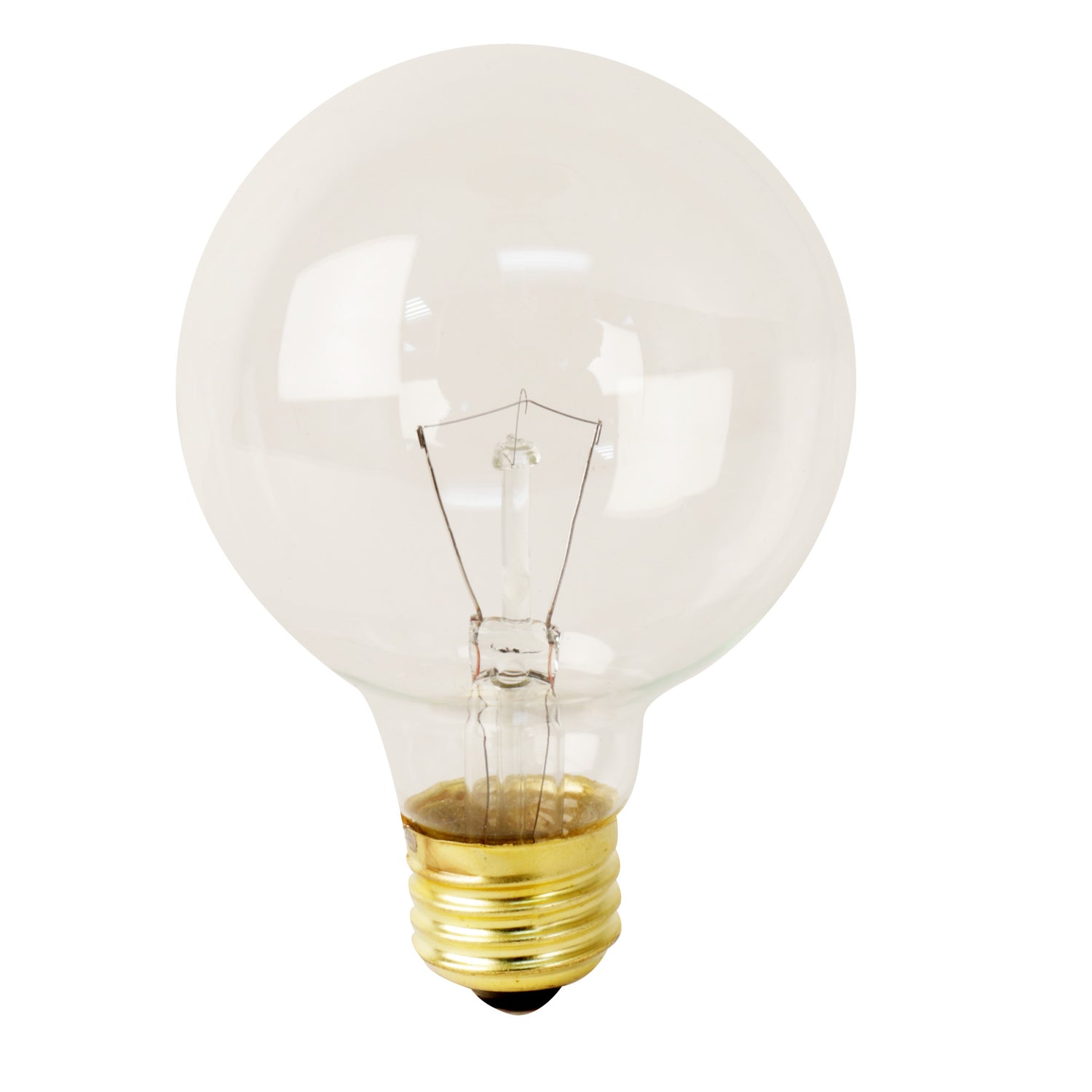 25W Soft White Clear G25 Globe Dimmable Incandescent Light Bulb