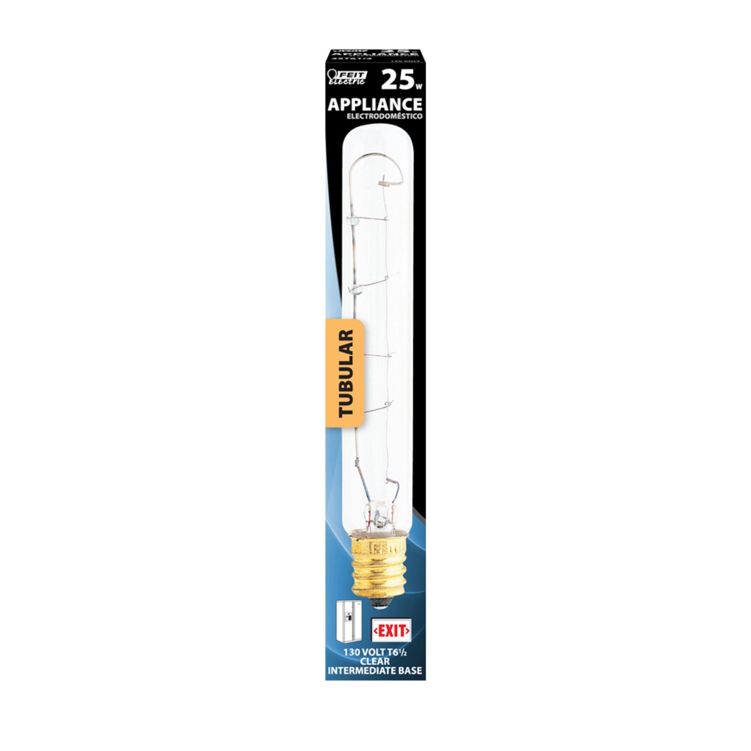 25W Incandescent T6 1/2