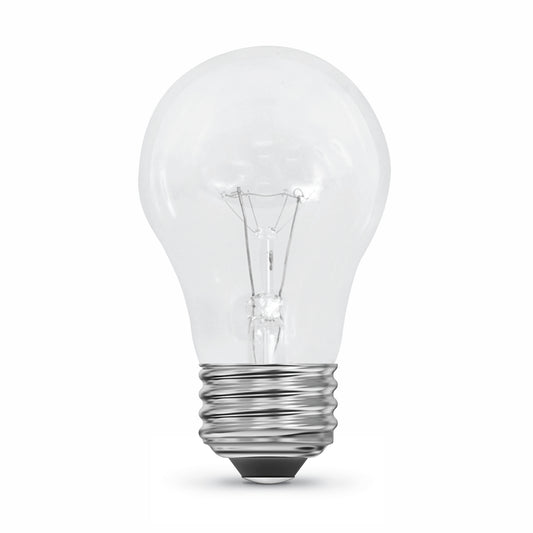 40W Soft White (2700K) E26 Base Clear A15 Dimmable Incandescent Light Bulb (2-Pack)