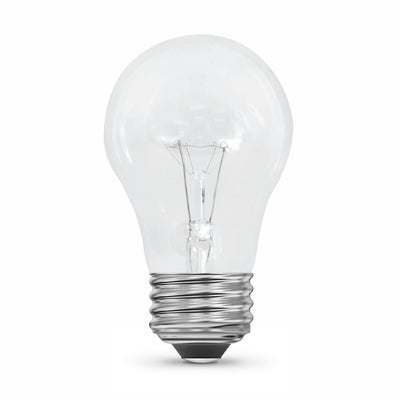 40W Soft White (2700K) E26 Base Clear A15 Dimmable Incandescent Light Bulb (2-Pack)
