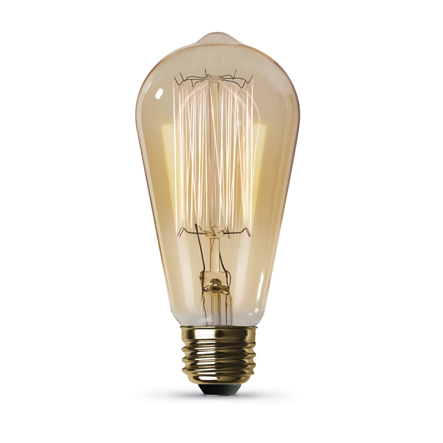 40W Warm White (2100K) Amber Glass Incandescent Light Bulb