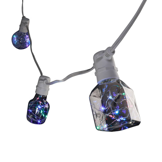 10 ft. 5 Socket White String Light Strand Without Bulbs