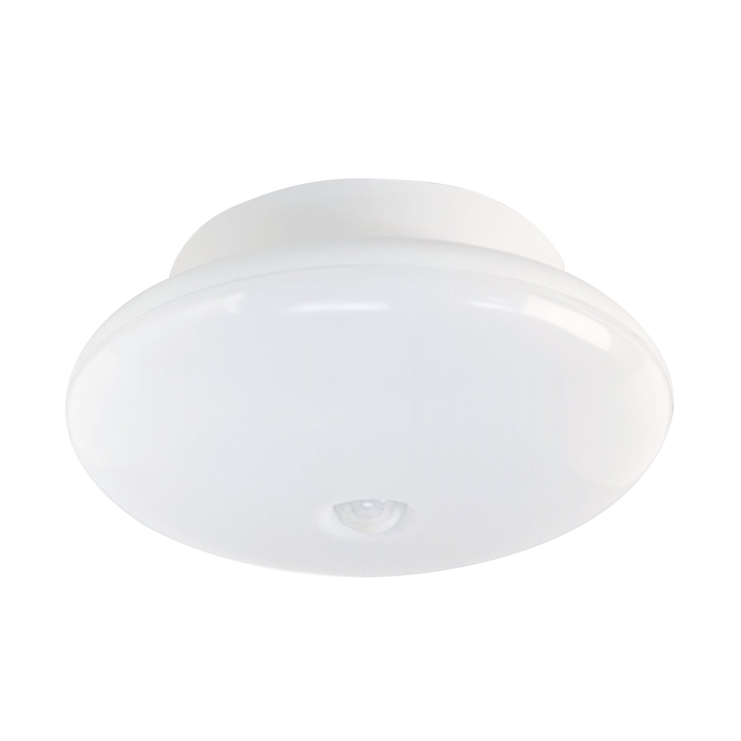 7.5 in. 11.5W Warm White (3000K) LED Ceiling Fixture with Motion Sensor