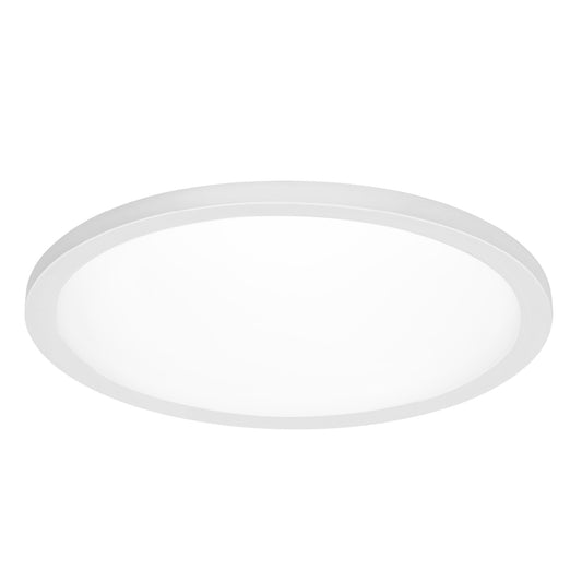5 in. Round 7.2W (50W Replacement) Selectable White Dimmable LED Flat Panel Ceiling Downlight, White