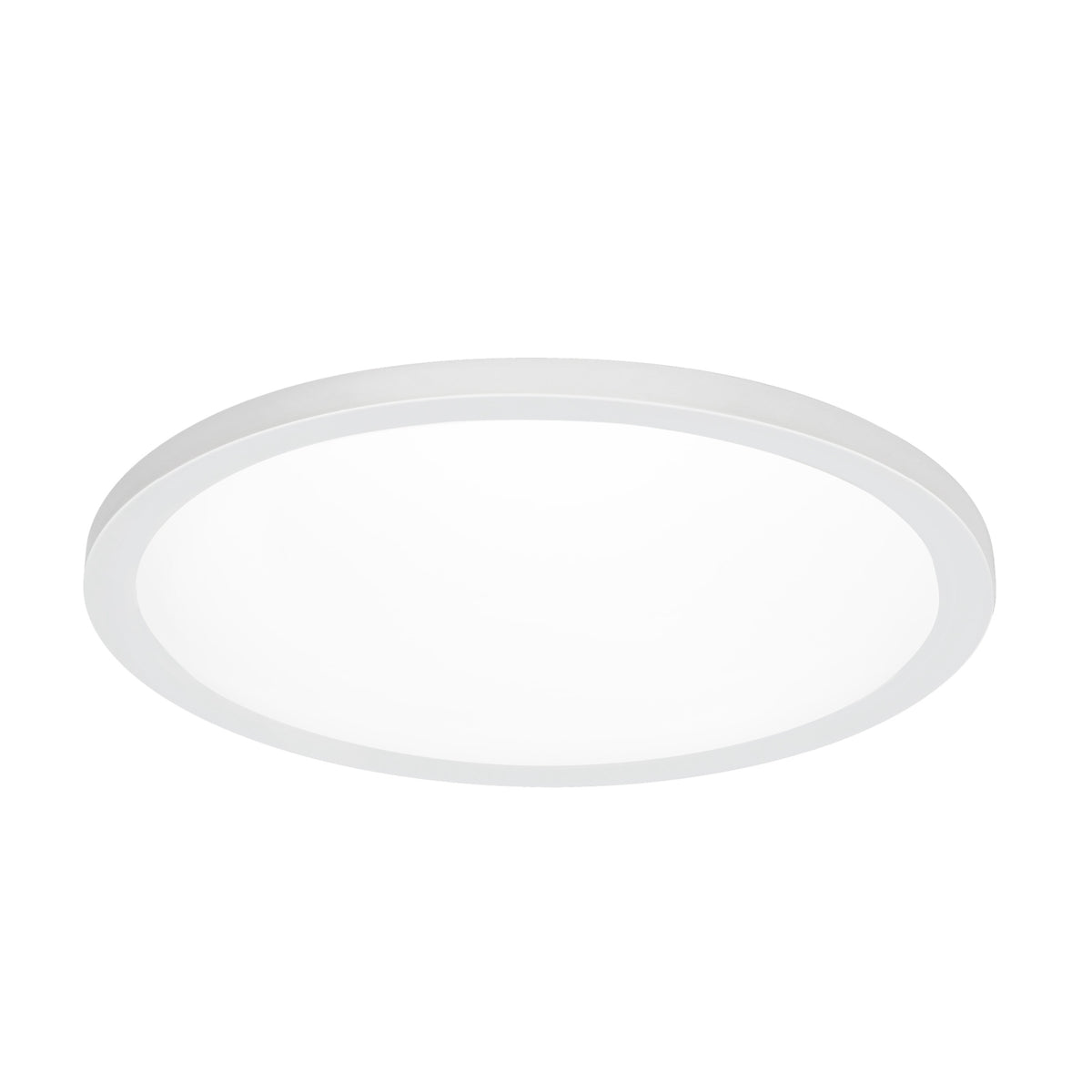 7.5 in. 10.5W (65W Replacement) Color Selectable (5CCT) White Round Flat Panel Ceiling Downlight with Switch Mode
