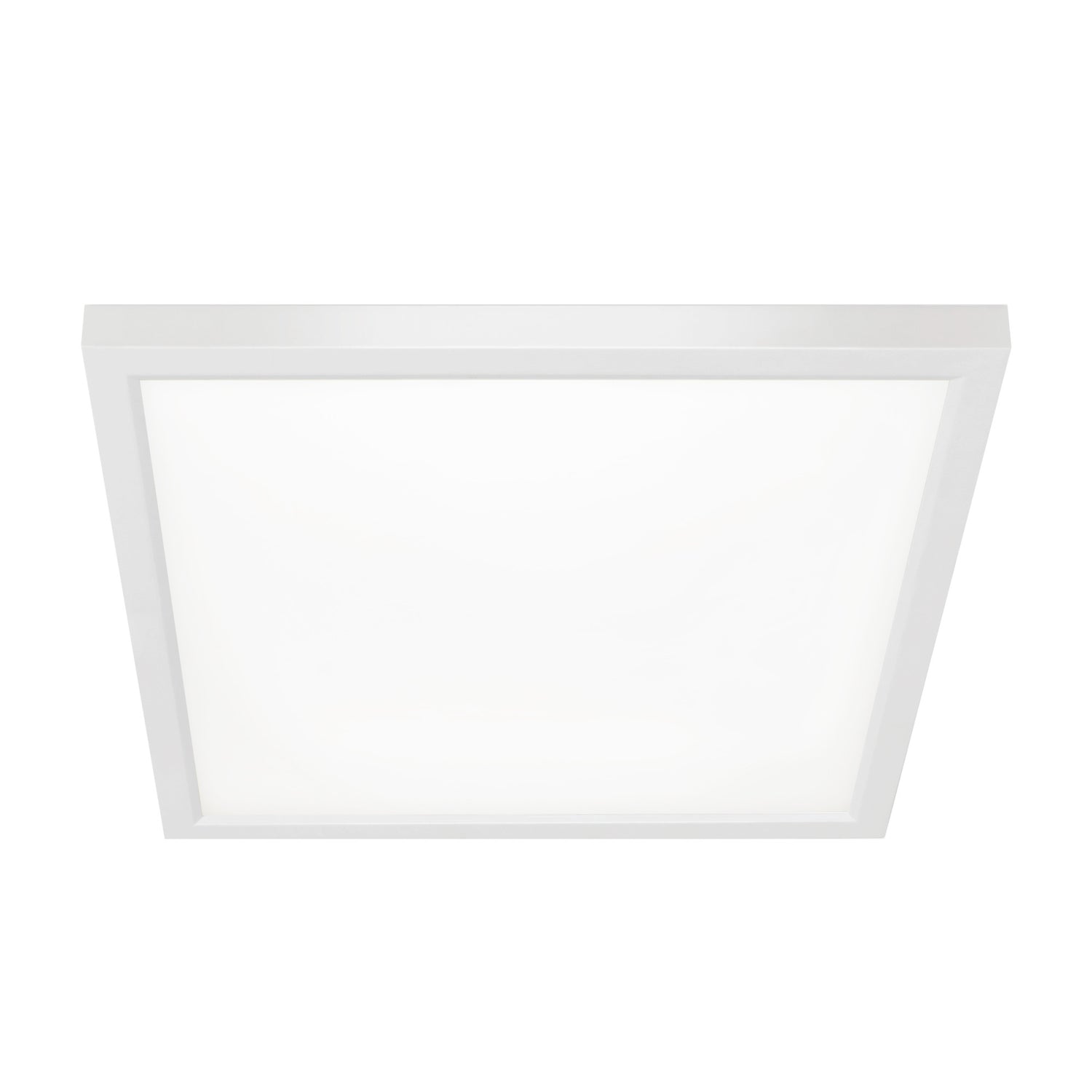 7.5 in. 10.5W (65W Replacement) Color Selectable (5CCT) White Square Flat Panel Ceiling Downlight