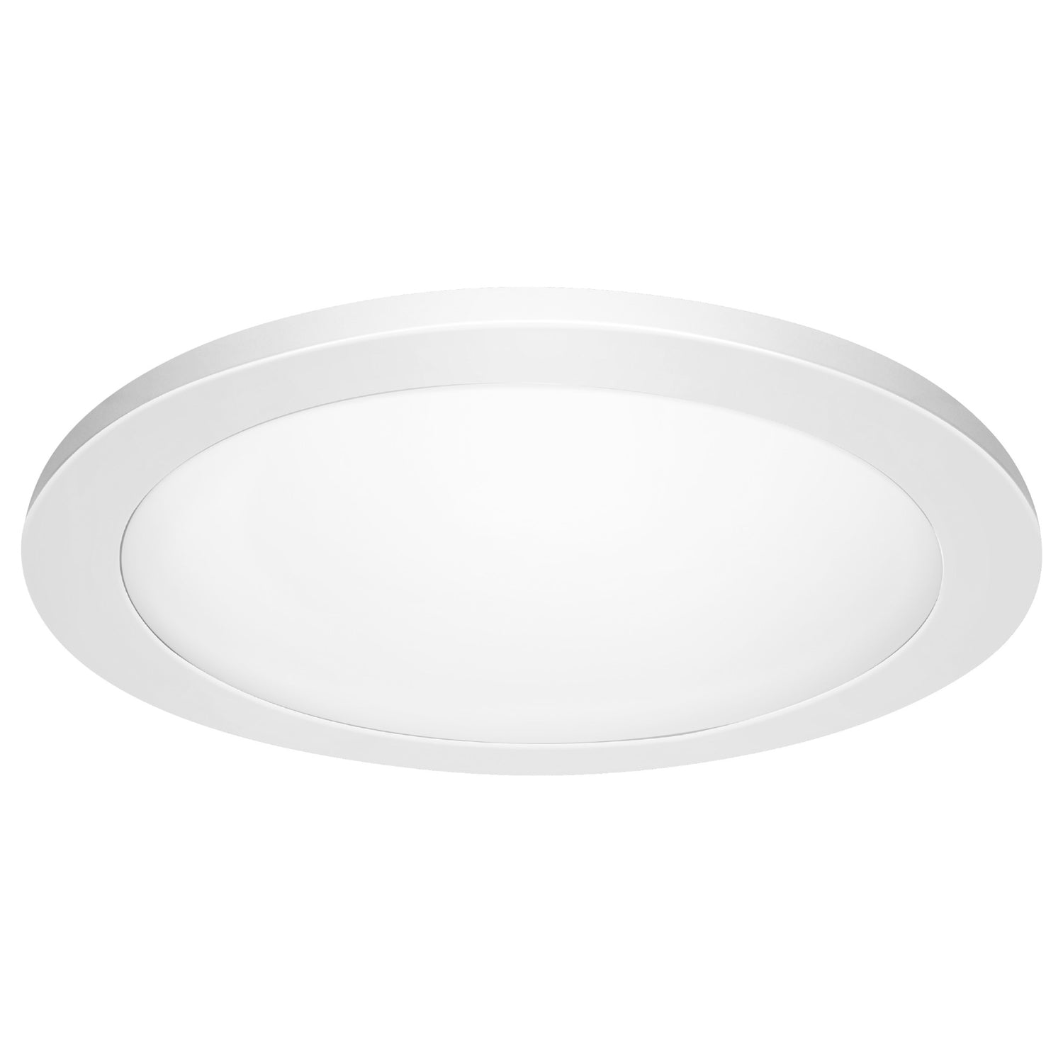 15 in. 22.5W (32W Replacement) Selectable White (5CCT) White Round Flat Panel Ceiling Downlight