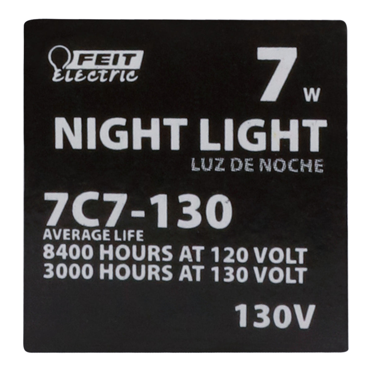 7W 130-Volt Soft White (2700K) E12 Base C7 Dimmable Clear Incandescent Night Light Bulb (25-Pack)