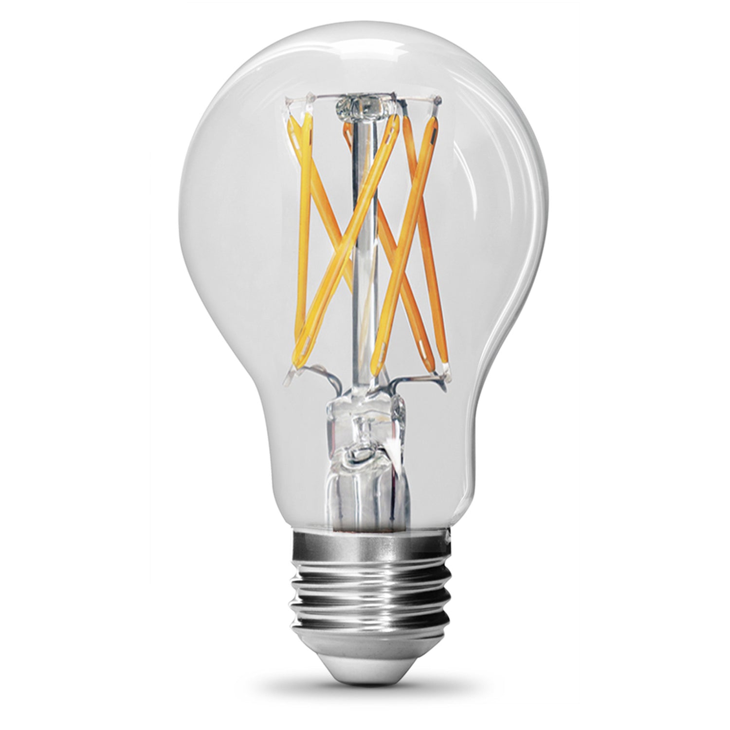 15W (100W Equivalent) Soft White (2700K) E26 Base A19 Dimmable Clear Glass Filament Enhance LED (2-Pack)