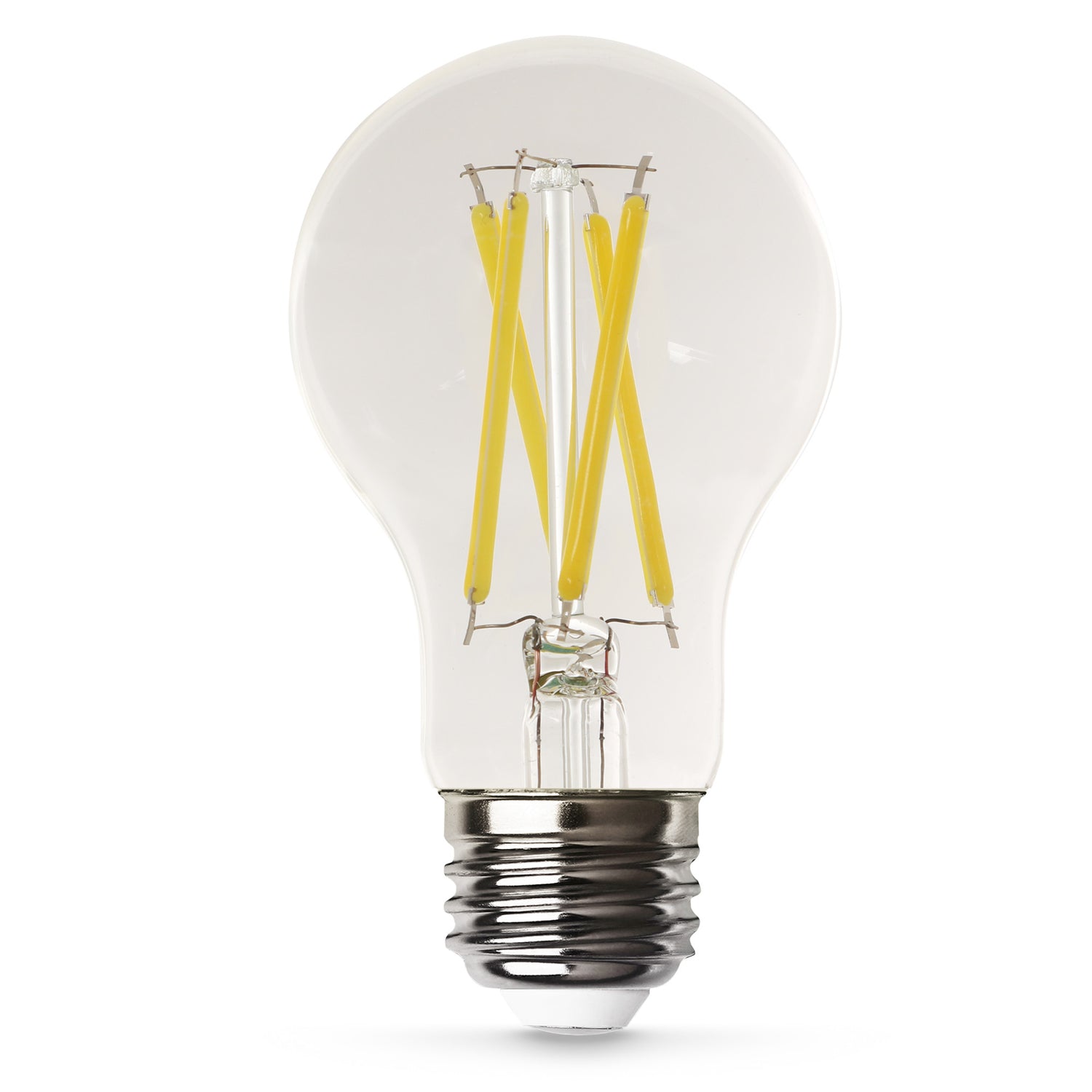 15W (100W Replacement) Bright White (3000K) A19 (E26 Base) Clear Enhance Filament LED (2-Pack)