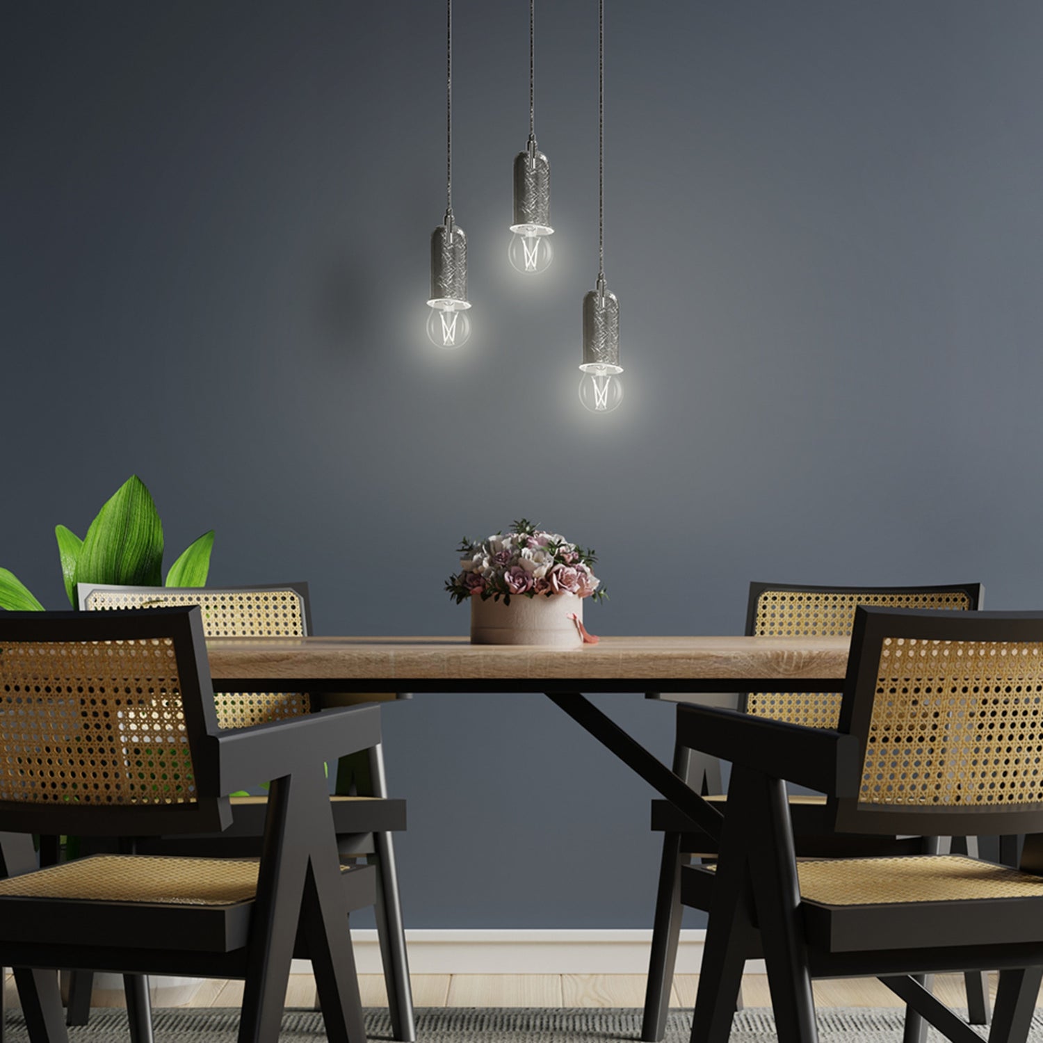 8.3W (60W Replacement) True White (3500K) A15 E26 Base Exposed White Filament LED Light Bulb (2-Pack)