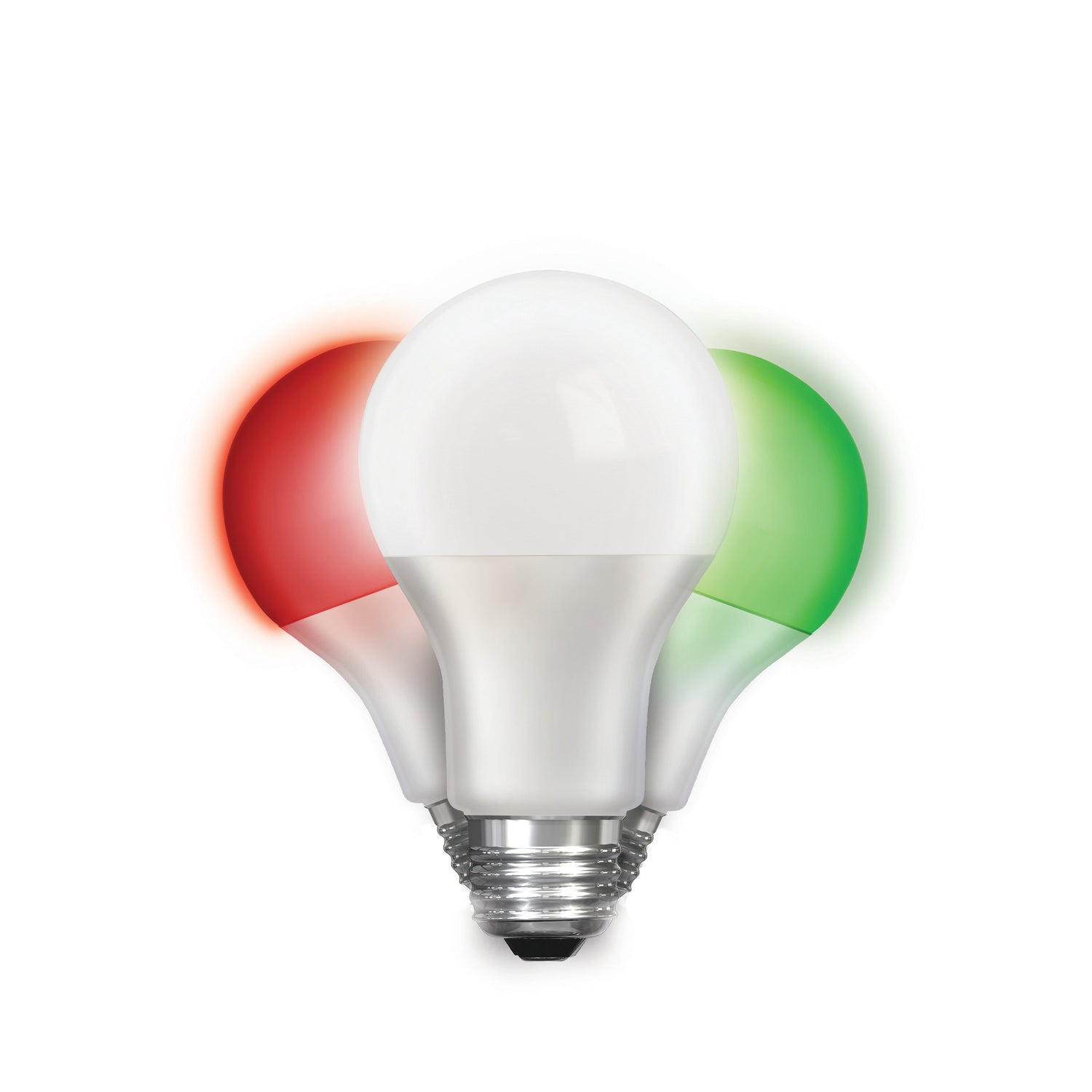 2W Green/Red/White A19 E26 Base Auto Cycling LED Bulb (36-Pack)