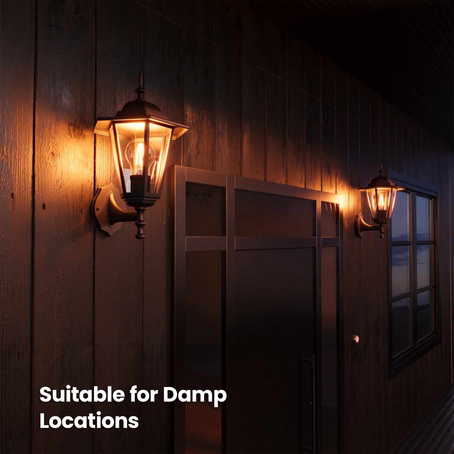 Clear Glass Orange A19 Dimmable LED Filament Light Bulb