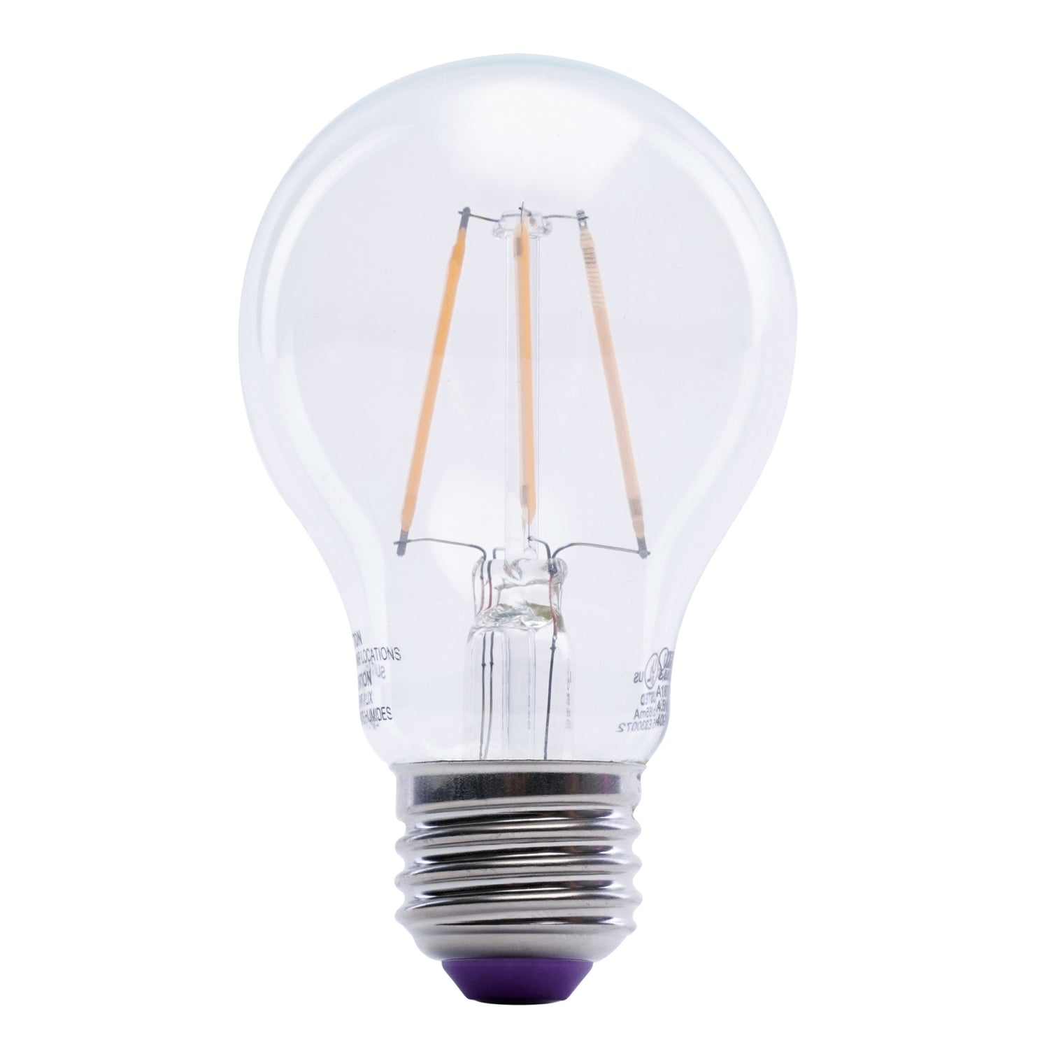 A19 Purple Filament LED Filament Light Bulb