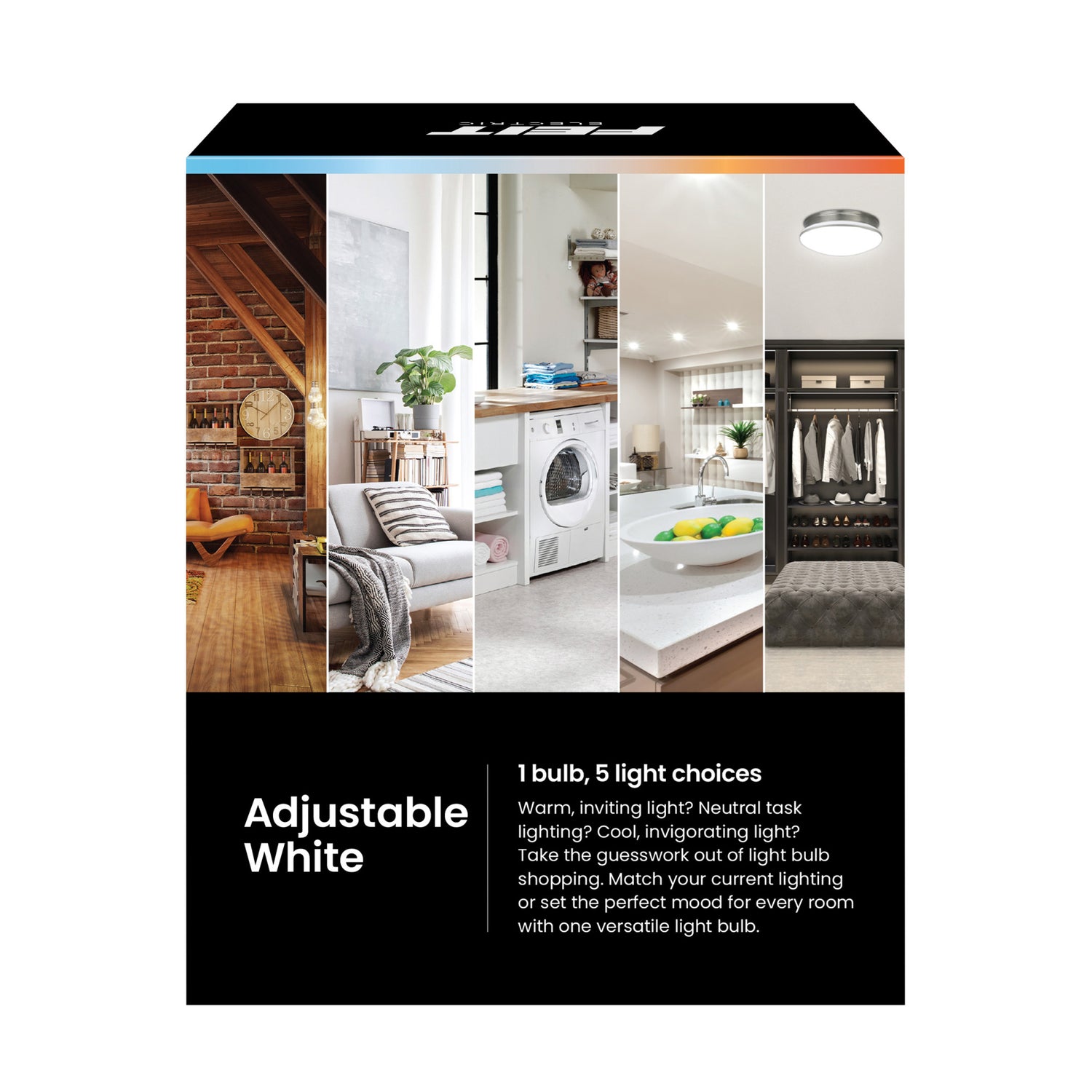 16W (100W Replacement) Adjustable White Dimmable White Filament Enhance LED Light Bulb (2-Pack)