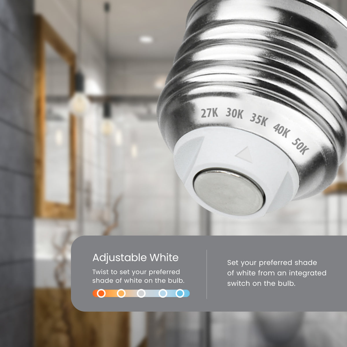 16W (100W Replacement) Adjustable White Dimmable White Filament Enhance LED Light Bulb (2-Pack)