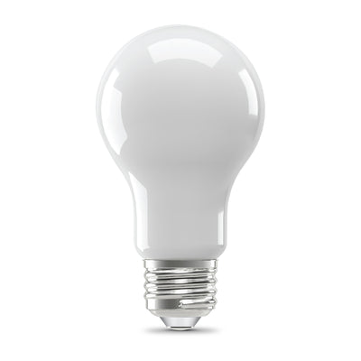 5W (40W Replacement) Daylight (5000K) A19 (E26 Base) Frosted White Enhance Dimmable Glass Filament General Purpose LED Light Bulb (4-Pack)