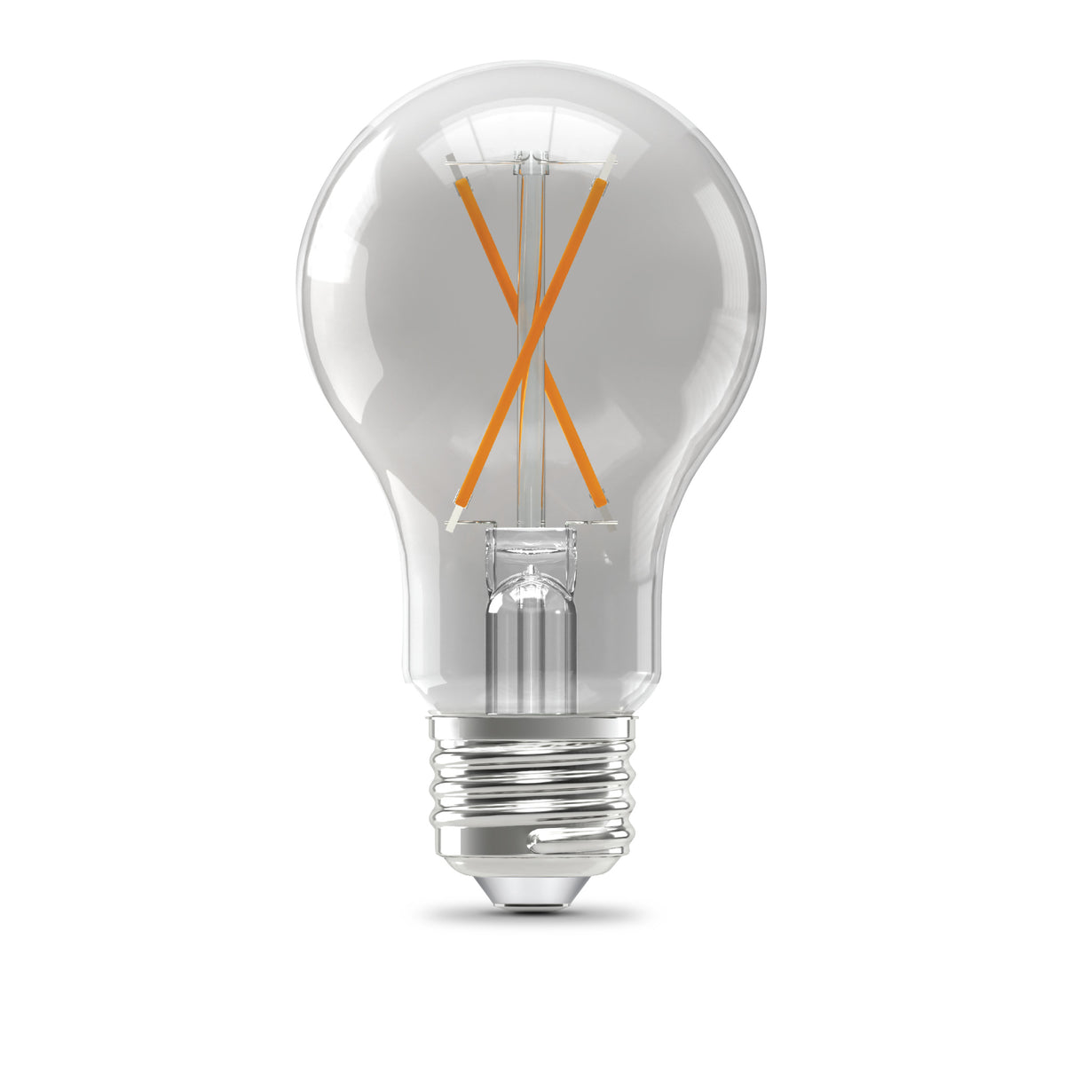 5W (40W Replacement) Bright White (3000K) A19 Shape (E26 Base) Filament LED Light Bulb (4-Pack)