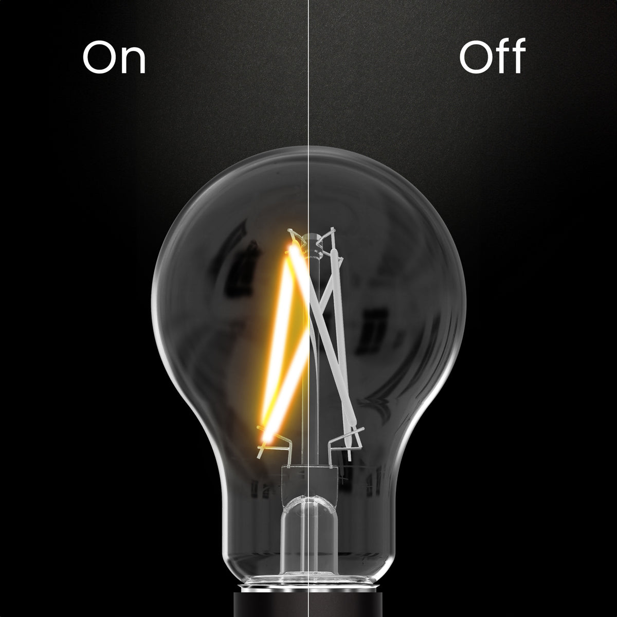 8.8W (60W Replacement) Adjustable White Dimmable White Filament Enhance LED Light Bulb (2-Pack)
