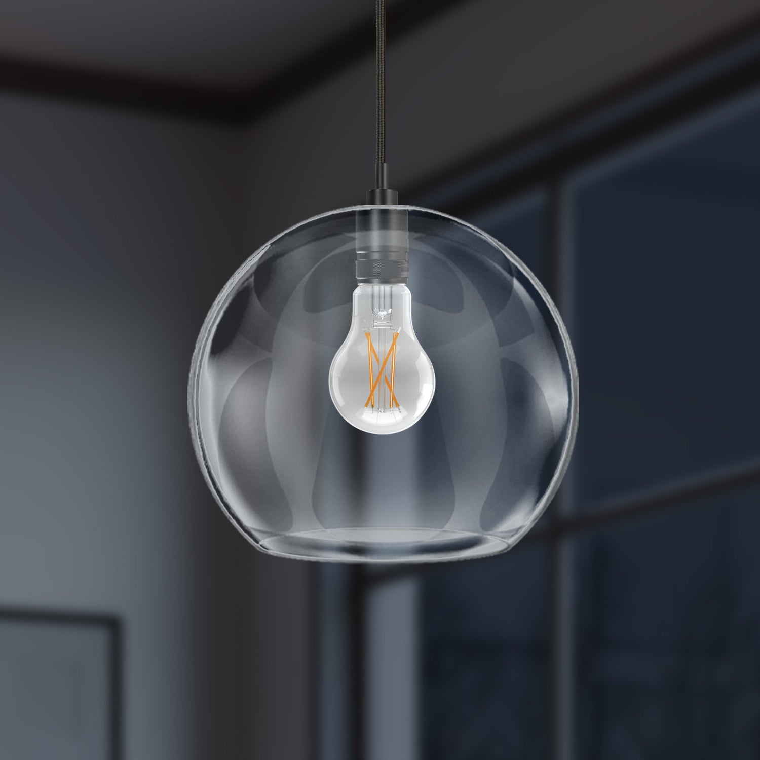 8.8W (60W Replacement) Daylight (5000K) Medium E26 Base A19 Enhance Dimmable Clear General Purpose LED Light Bulb (4-Pack)