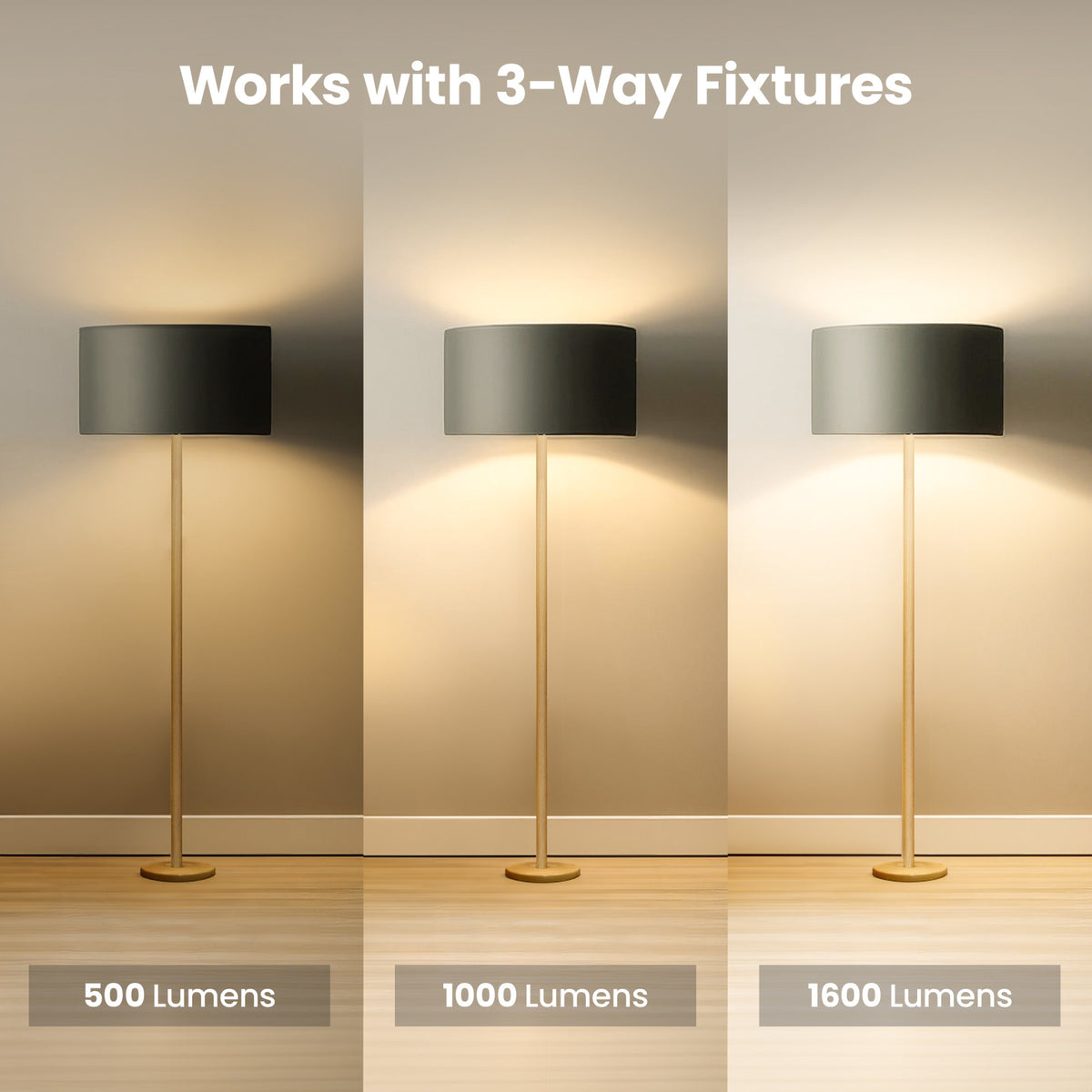 5/9/16W (30/70/100-W Replacement) Soft White (2700K) A19 3-Way Enhance LED Light Bulb