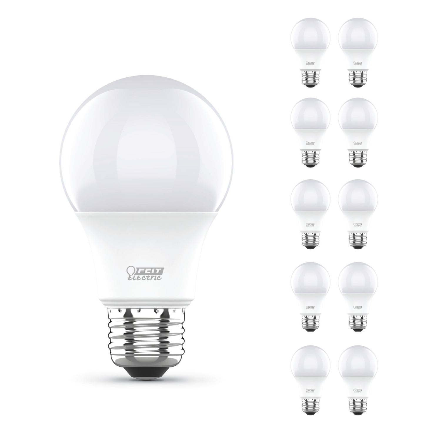 10W (60W Replacement) Daylight (5000K) E26 Base A19 General Purpose LED Light Bulb (10-Pack)