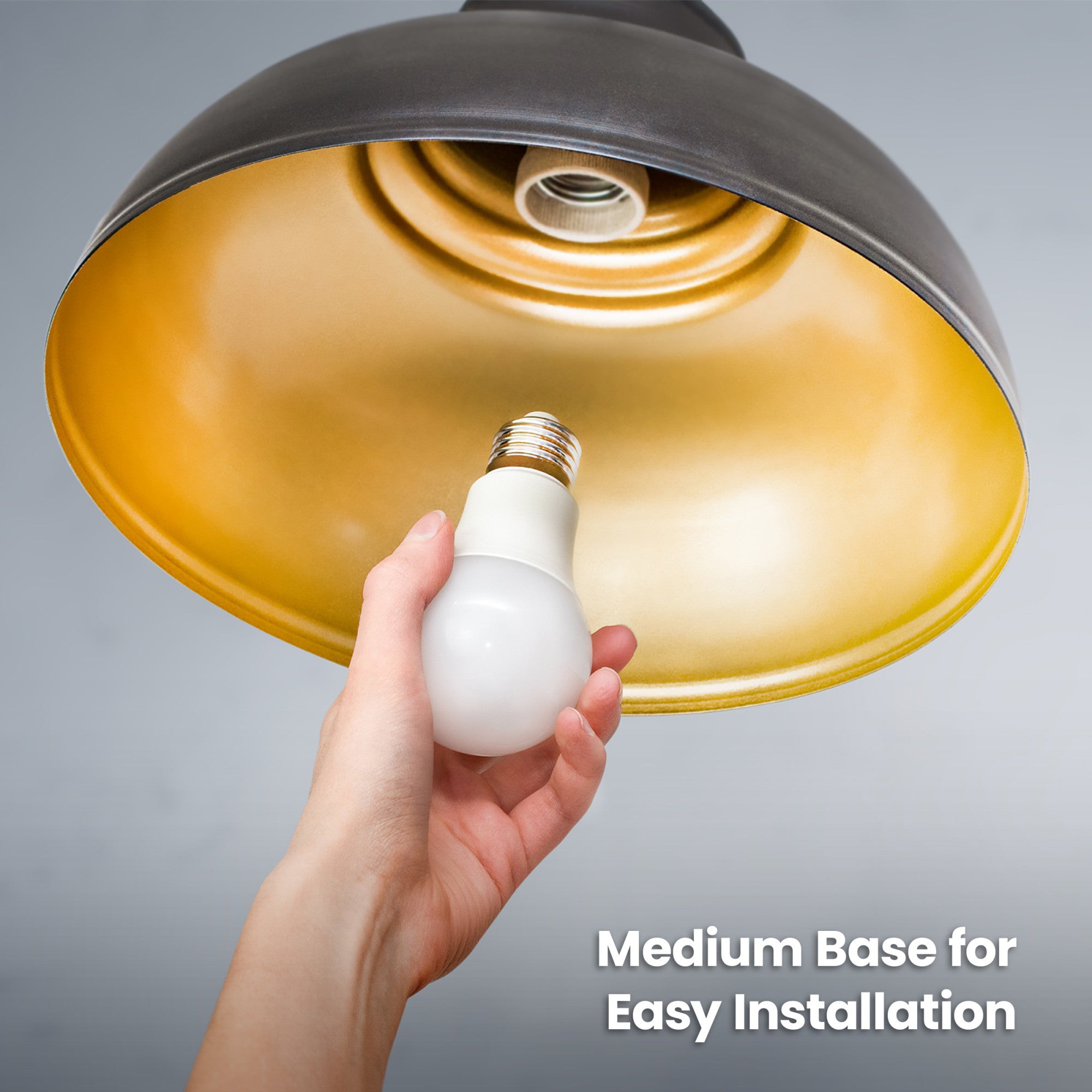 10W (60W Replacement) Daylight (5000K) E26 Base A19 General