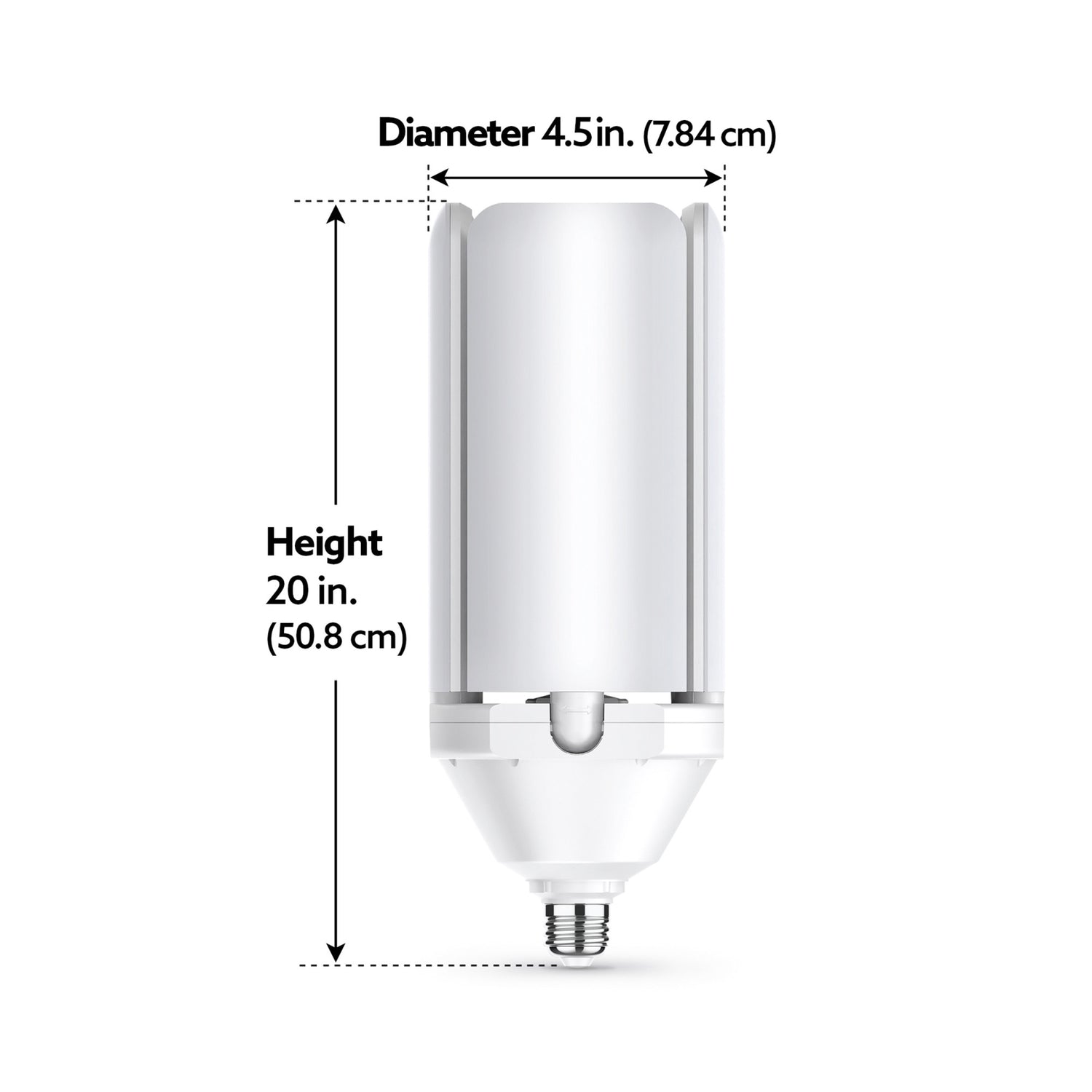 120W (500W Replacement) 12000 Lumen Daylight (5000K) Multidirectional Foldable Panel Garage Light