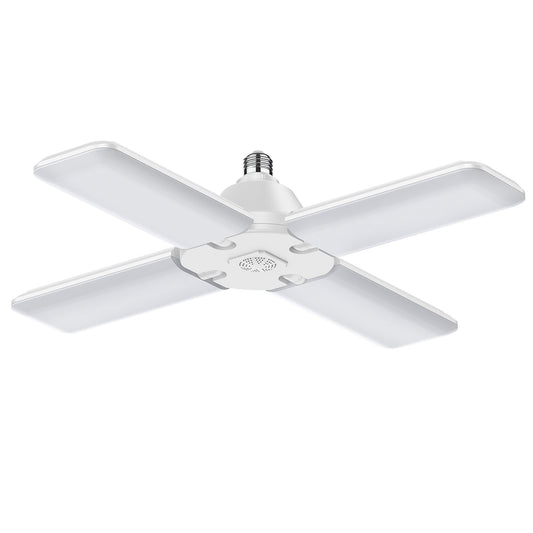 120W (500W Replacement) 12000 Lumen Daylight (5000K) Multidirectional Foldable Panel Garage Light