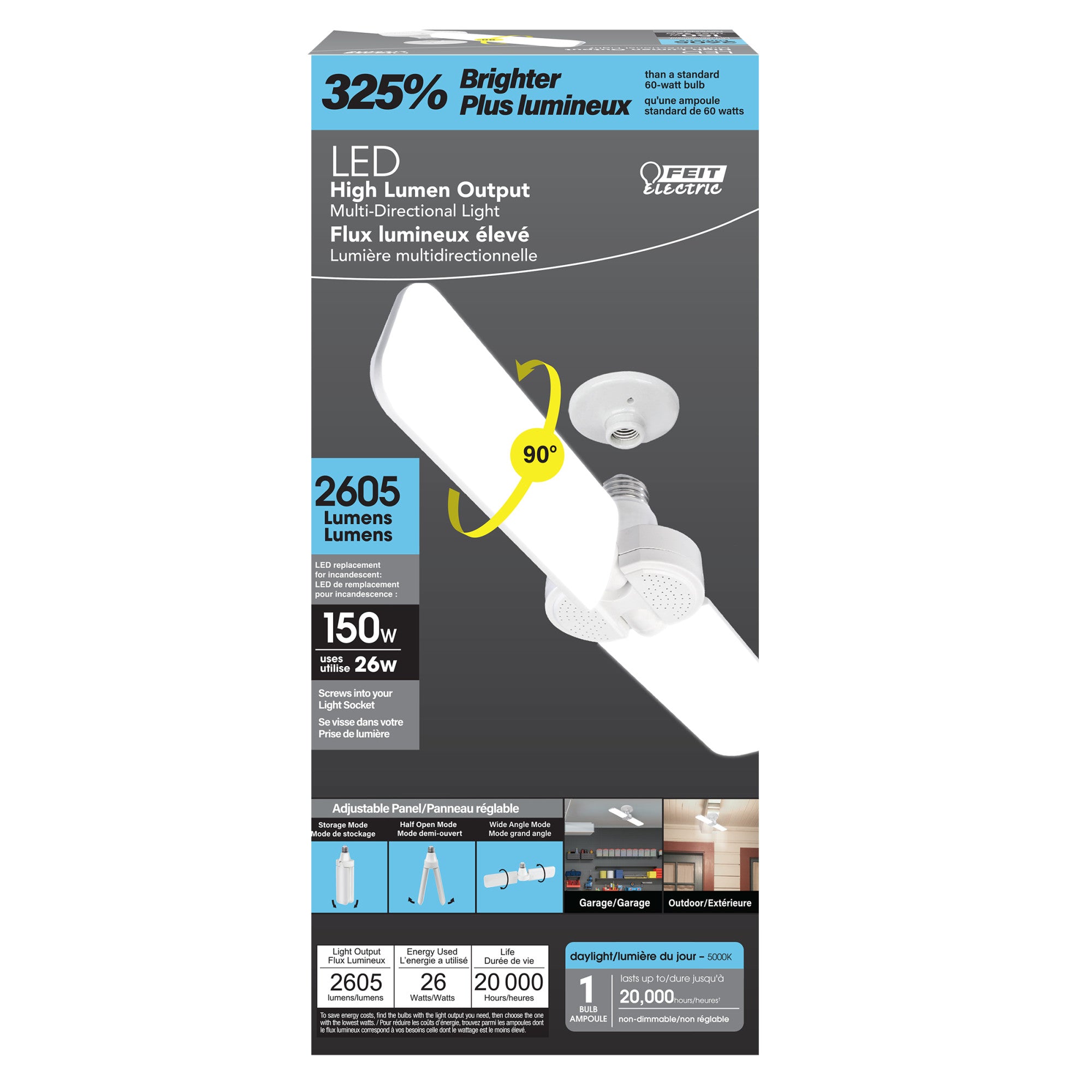 Feit 150 on sale watt led bulb