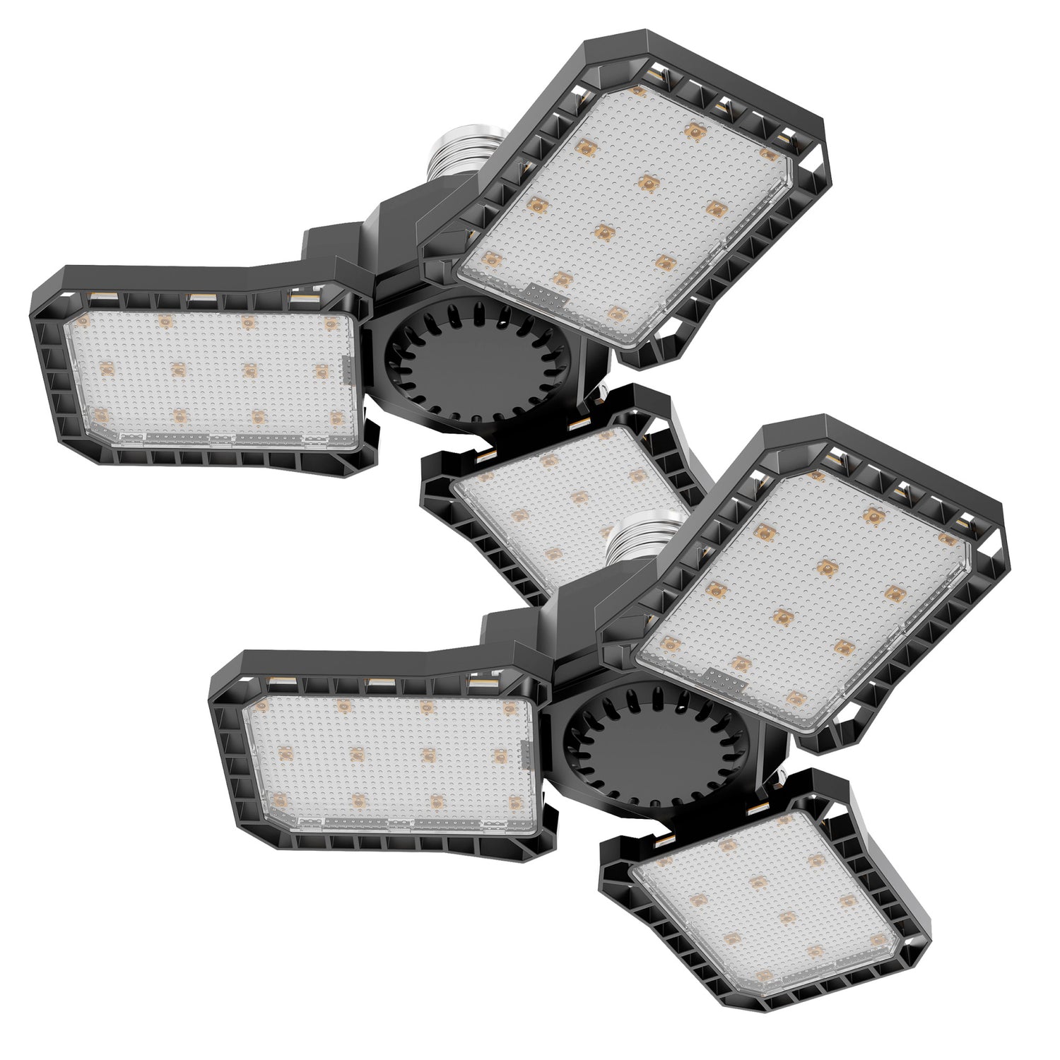 3000 Lumen Adjustable Panel Garage Light (2-Pack)