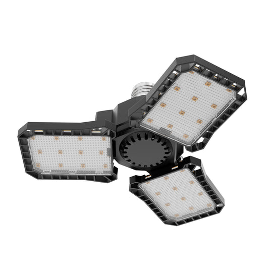 3000 Lumen Adjustable Panel Garage Light (2-Pack)