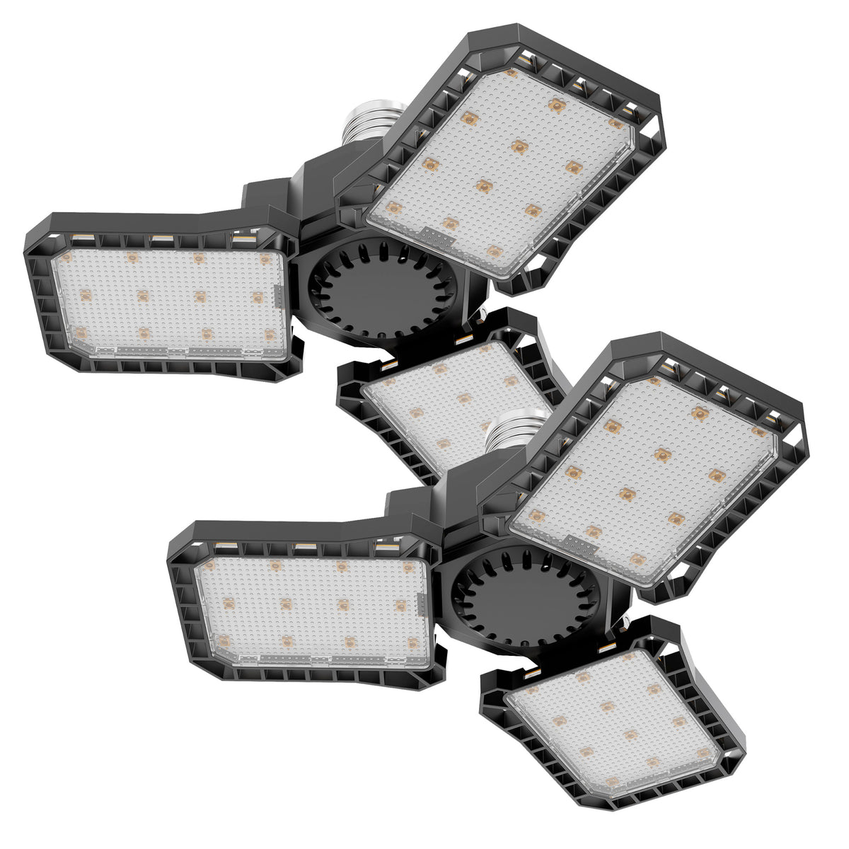 3000 Lumen Adjustable Panel Garage Light (2-Pack)