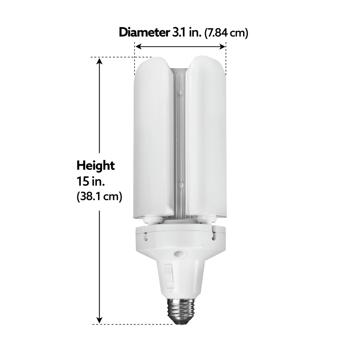 35W (300W Equivalent) Selectable White E26 Replacement LED Multi-Directional Light
