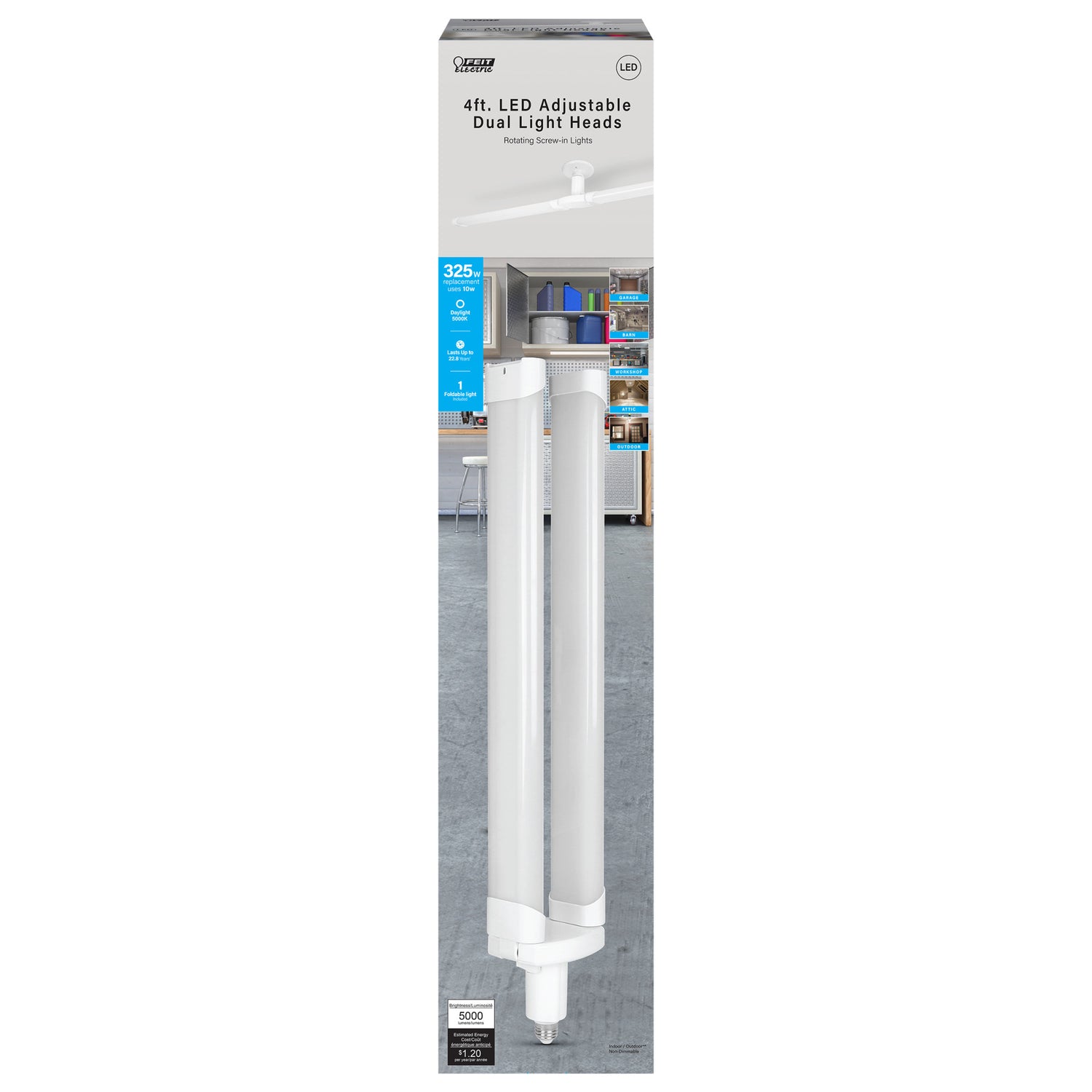 4 ft. Foldable Panel Light