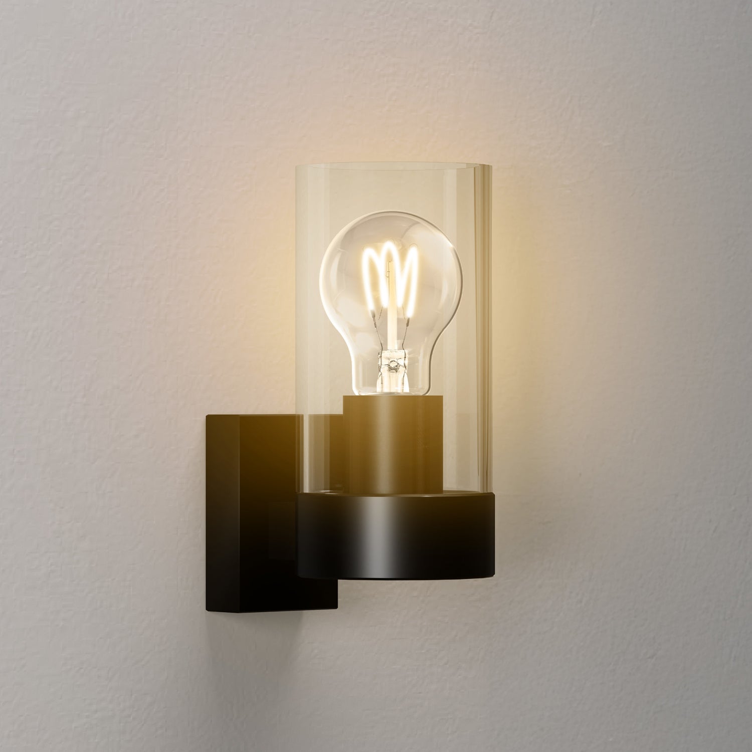4.5W (40W Replacement) A19 E26 Dimmable H Shape Filament Clear Glass Vintage Edison LED Light Bulb, Warm White