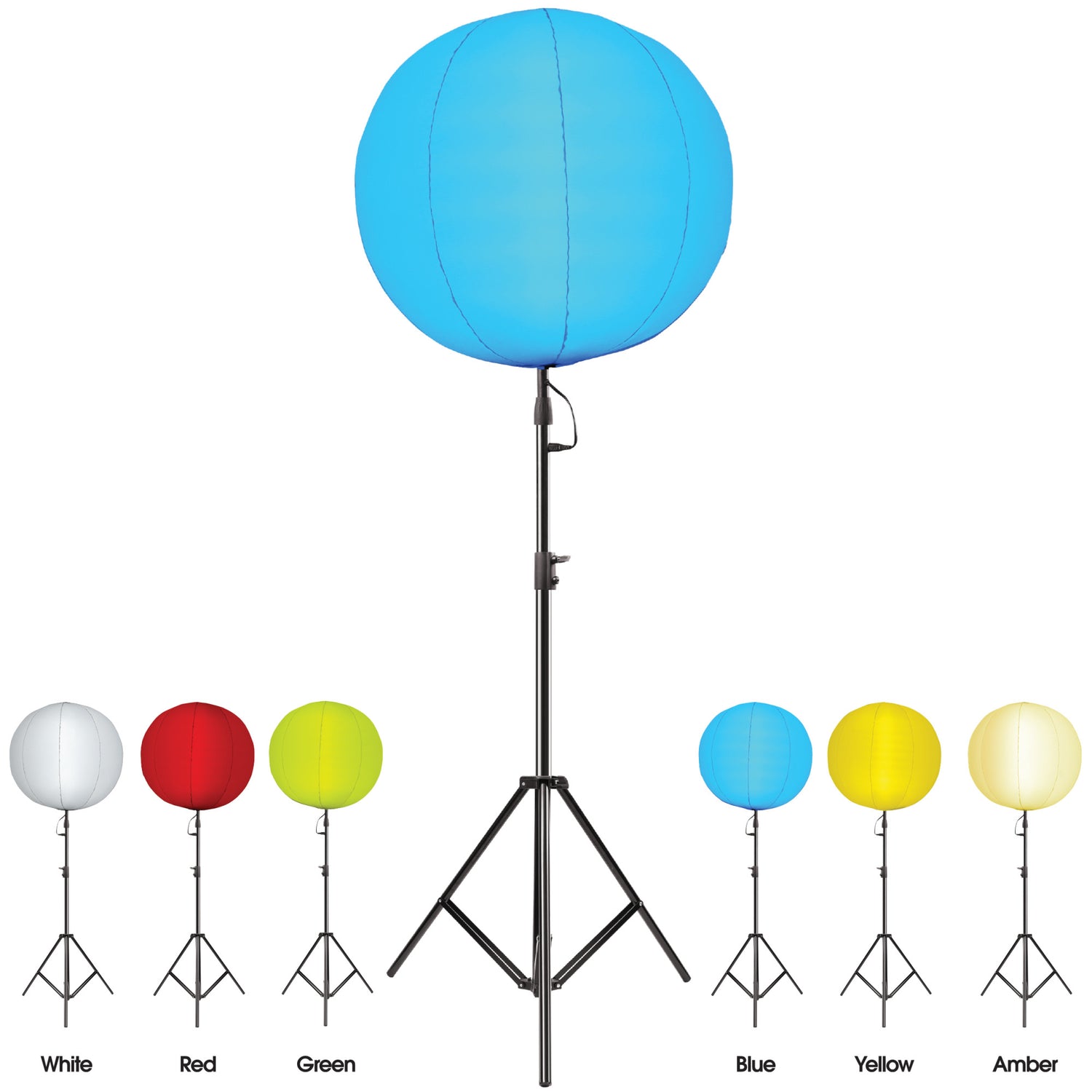 8 ft. Adjustable Height Color Changing LED Inflatable Balloon Light
