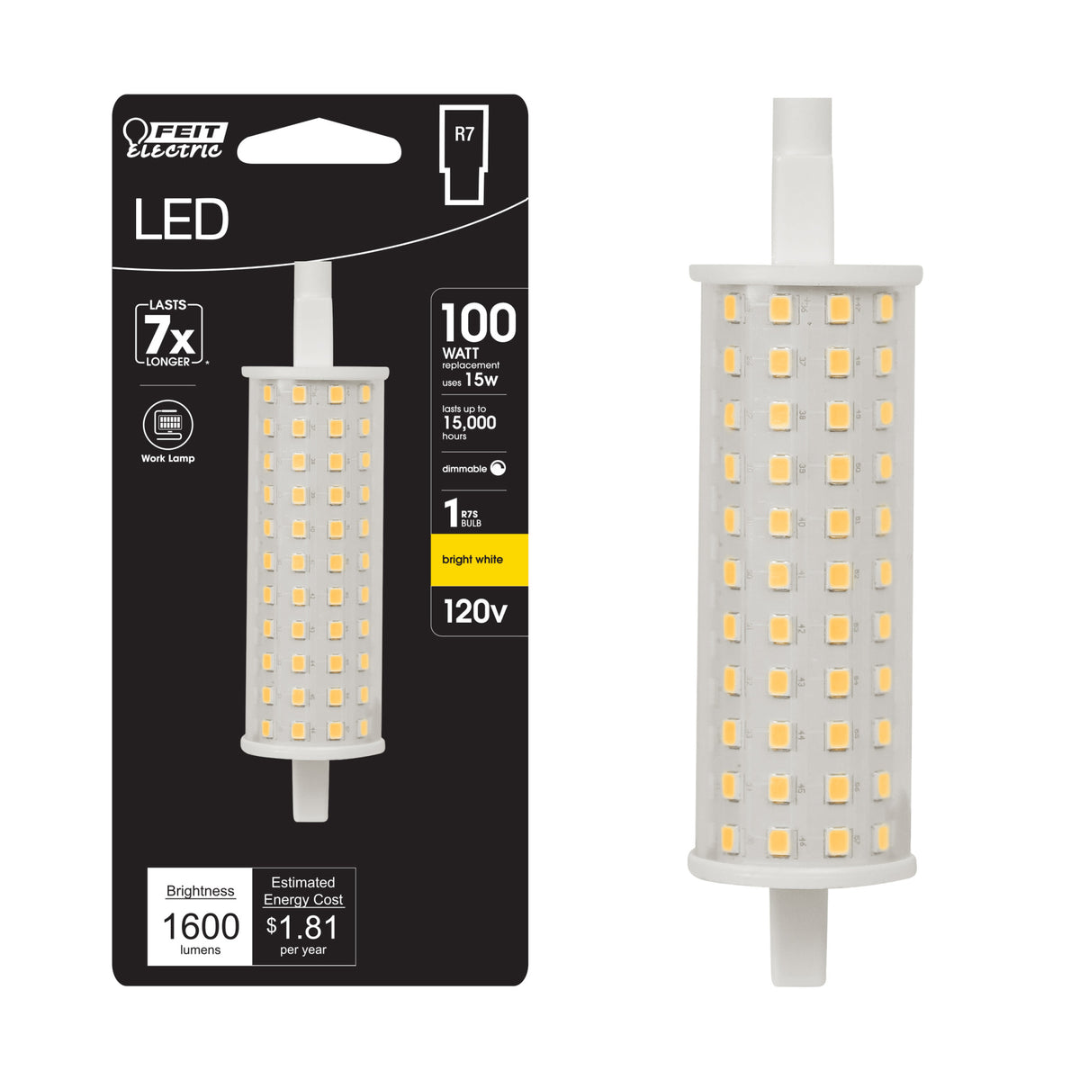 100W Replacement 118 R7S Dimmable Special Use LED Light Bulb