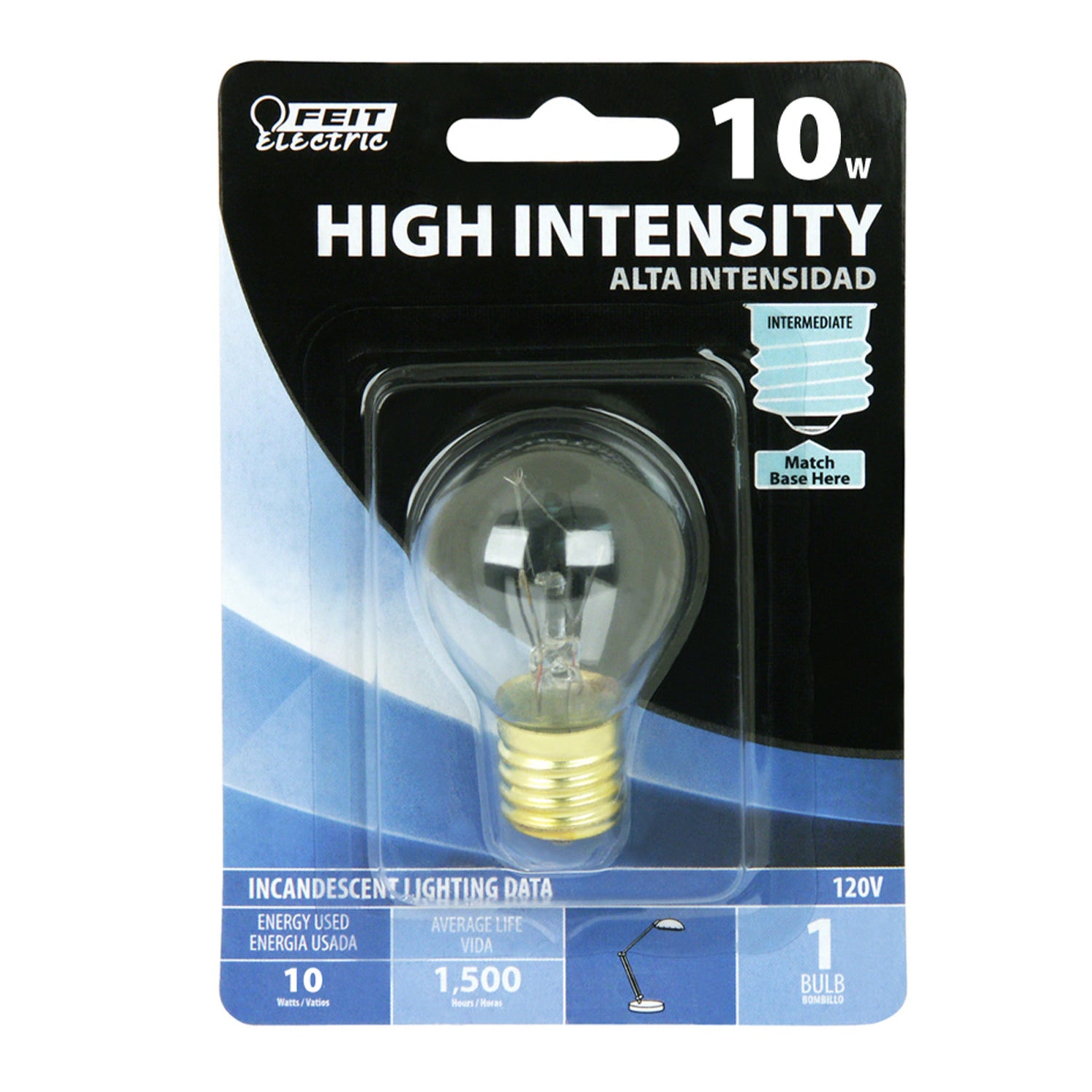 10W Soft White S11N Dimmable Incandescent Light Bulb