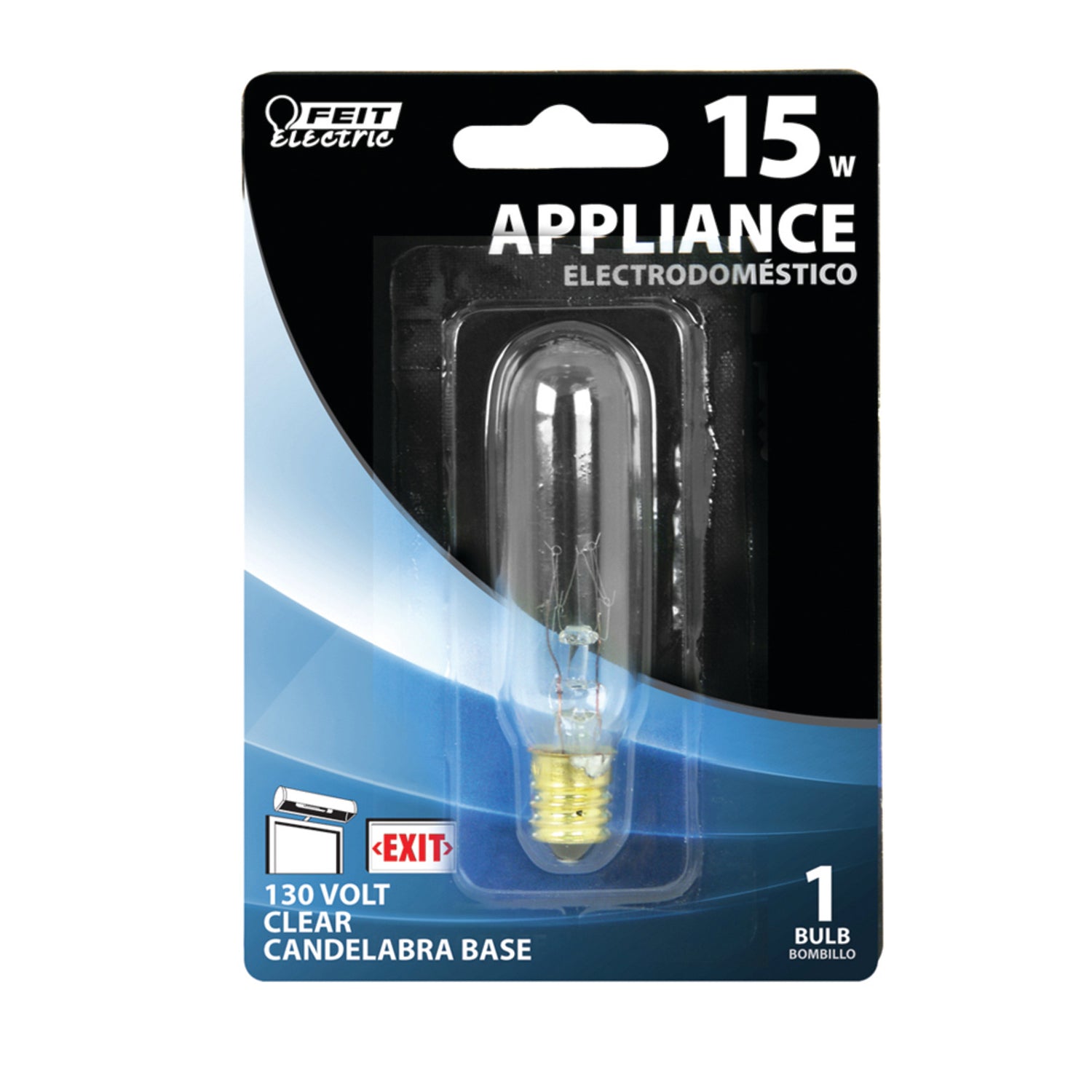 15W Soft White T6 Dimmable Incandescent Light Bulb