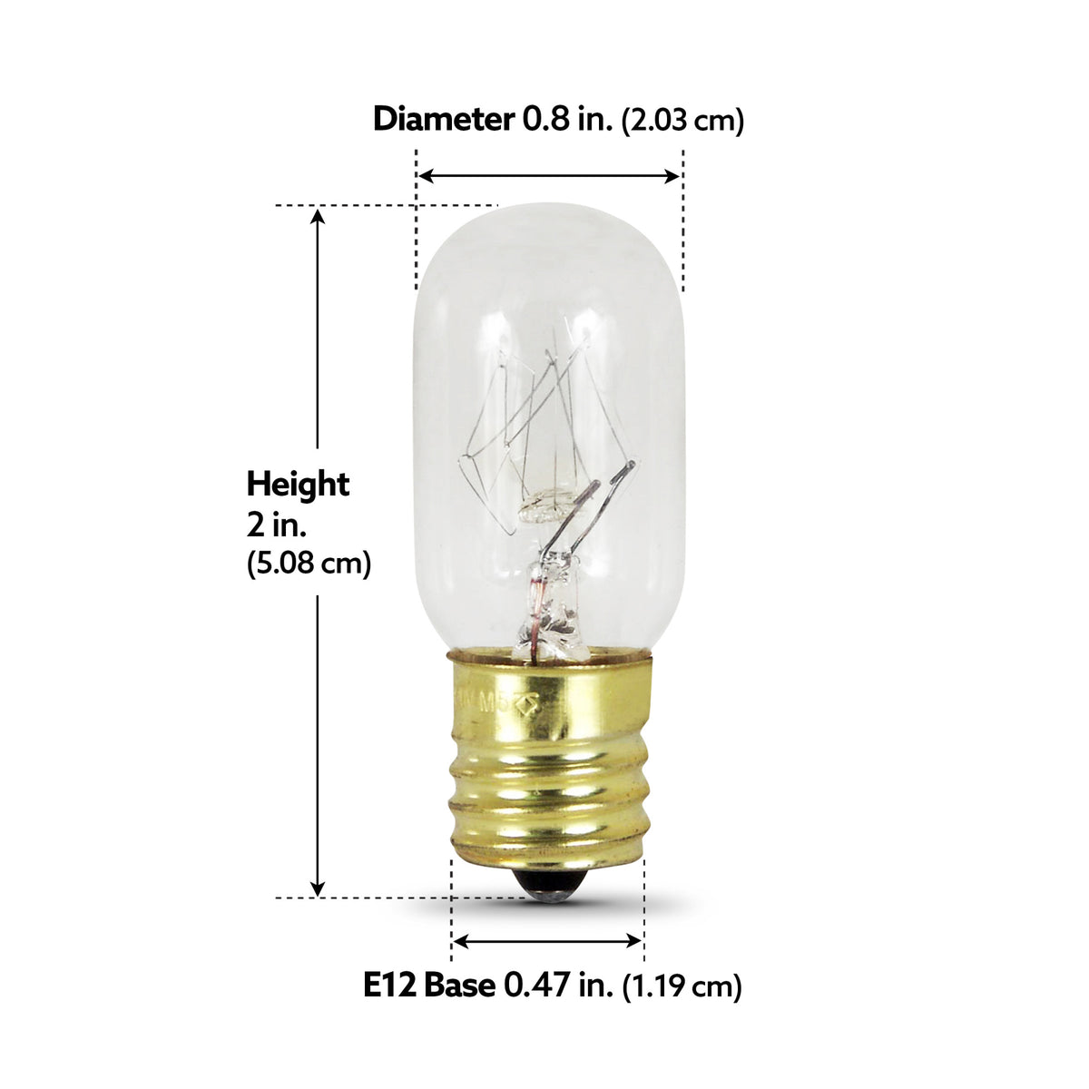 15W Intermediate Base T7 Appliance Incandescent