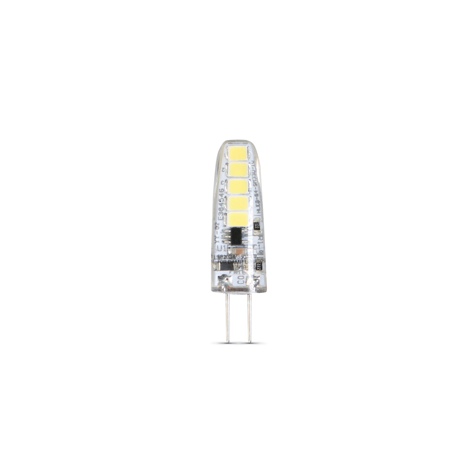 2.5W (20W Replacement) Bright White (3000K) Dimmable G4 Base Capsule Specialty LED