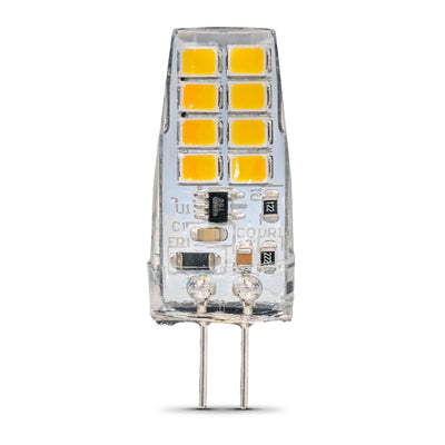 2.5W (20W Replacement) Bright White (3000K) Dimmable G4 Base Capsule Specialty LED